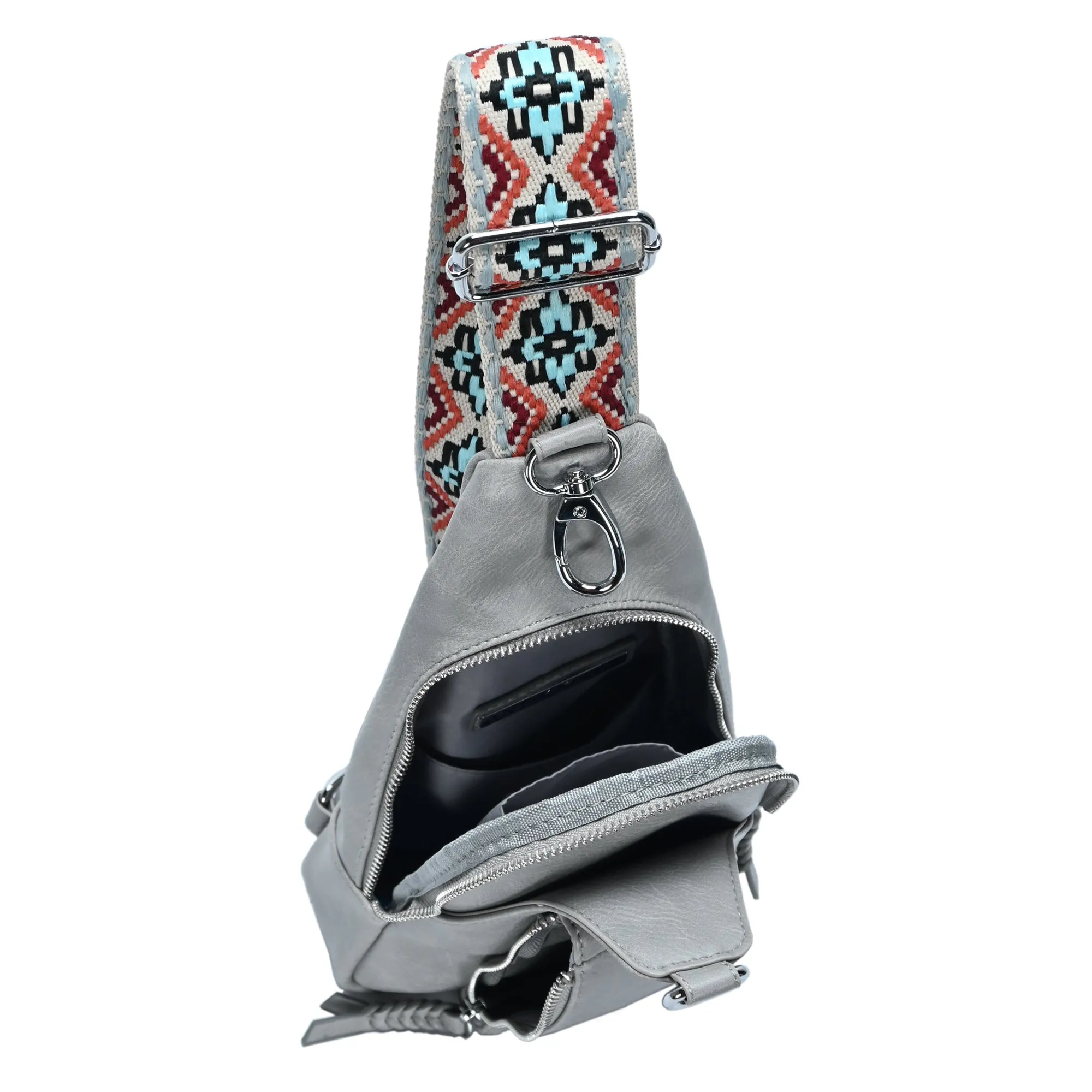 Tasha Webbing Strap Sling Bag - Image 9
