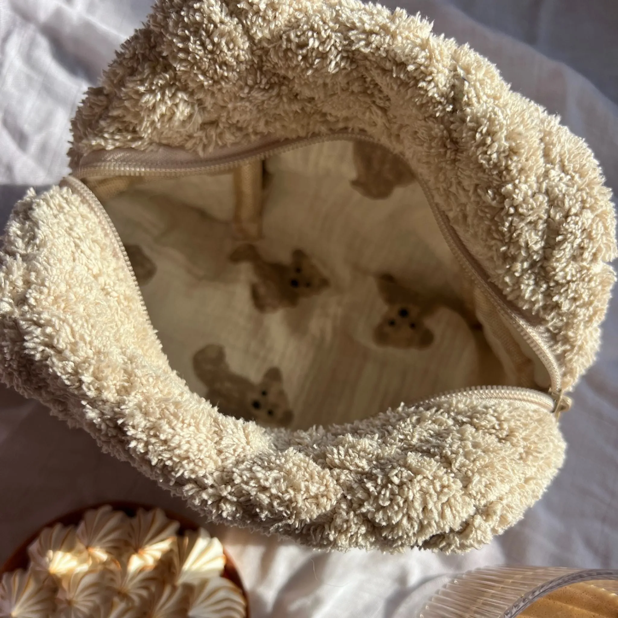 Teddy Mini Makeup Bag - Image 5