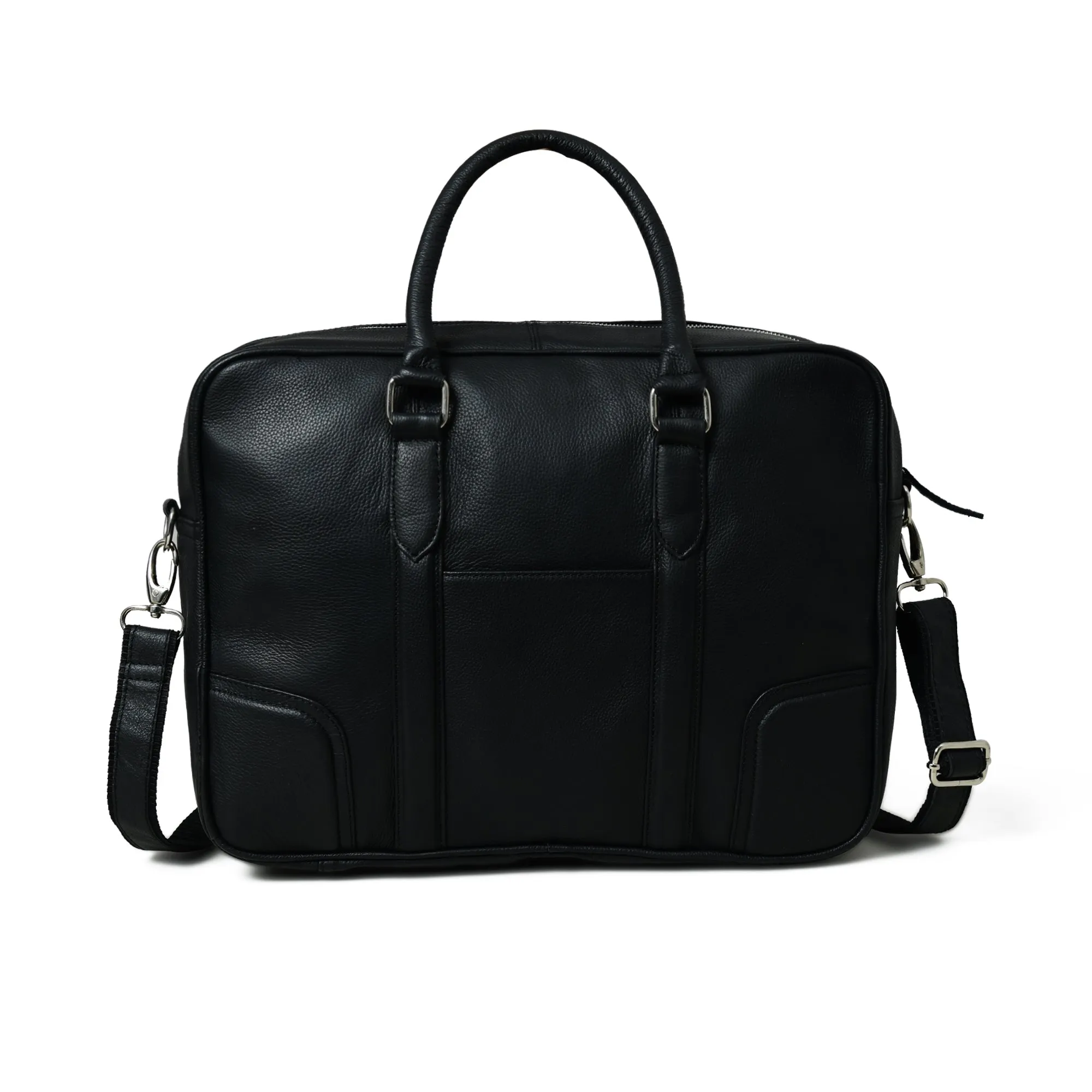 Texas Black Leather Briefcase - Image 4
