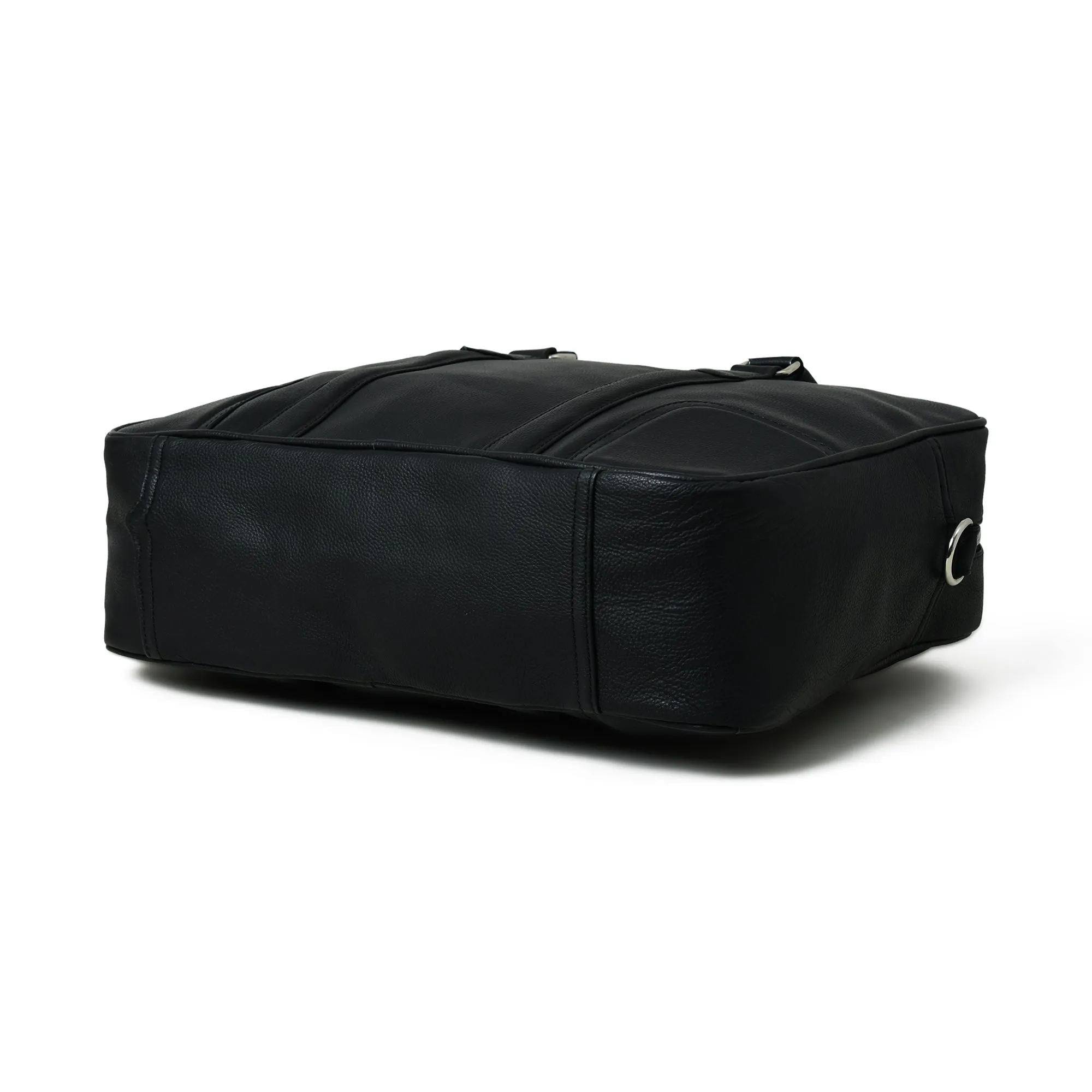 Texas Black Leather Briefcase - Image 9