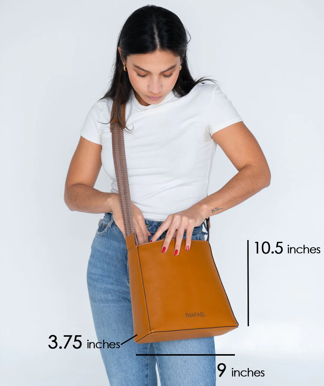 Thafael Crossbody Travel Bag – Anti-Theft, Vegan Cactus Leather (Limited Edition) - Image 21