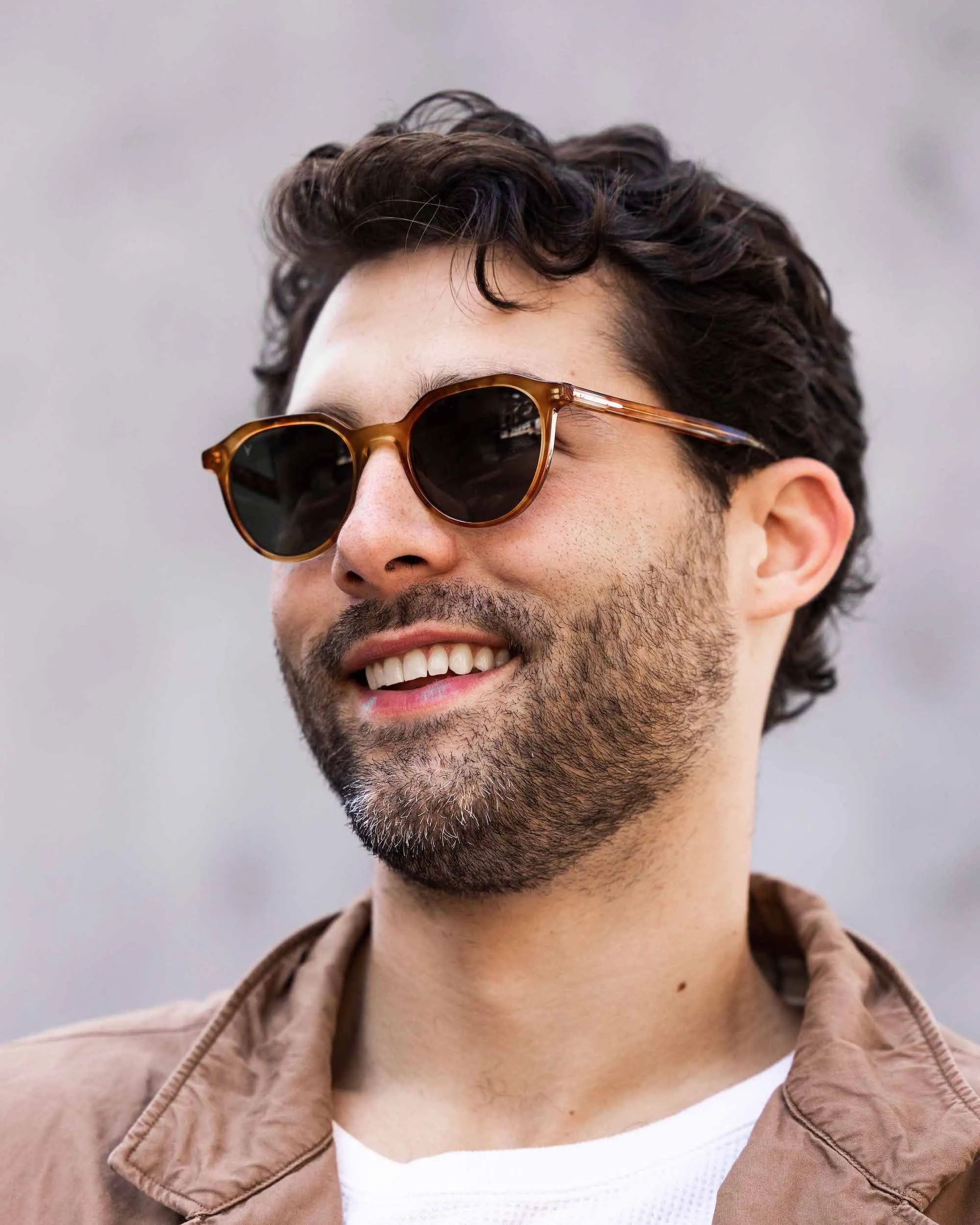 The Aiden Sunglasses - Honey Tort - Image 6
