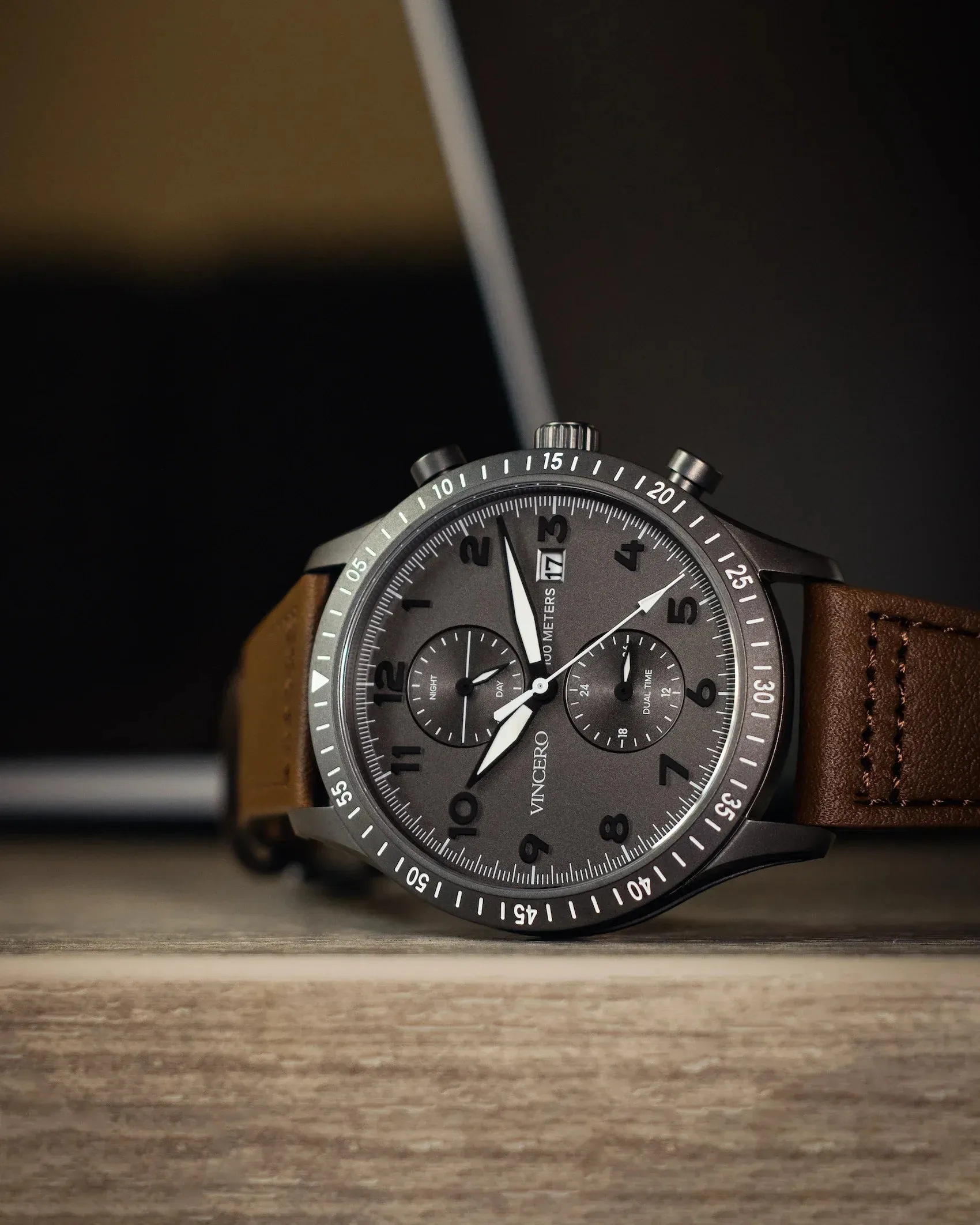 The Altitude Men's Watches - Gunmetal/Walnut - Image 6