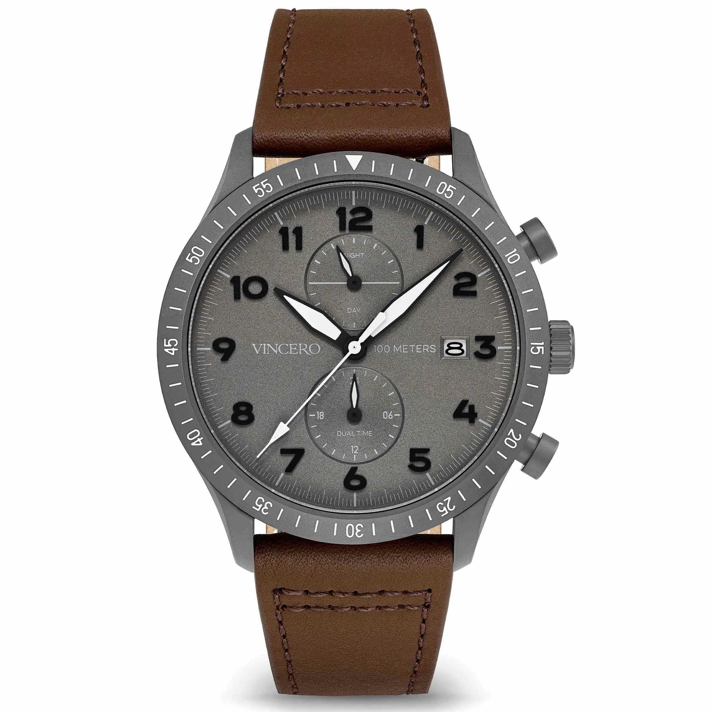 The Altitude Men's Watches - Gunmetal/Walnut - Image 8