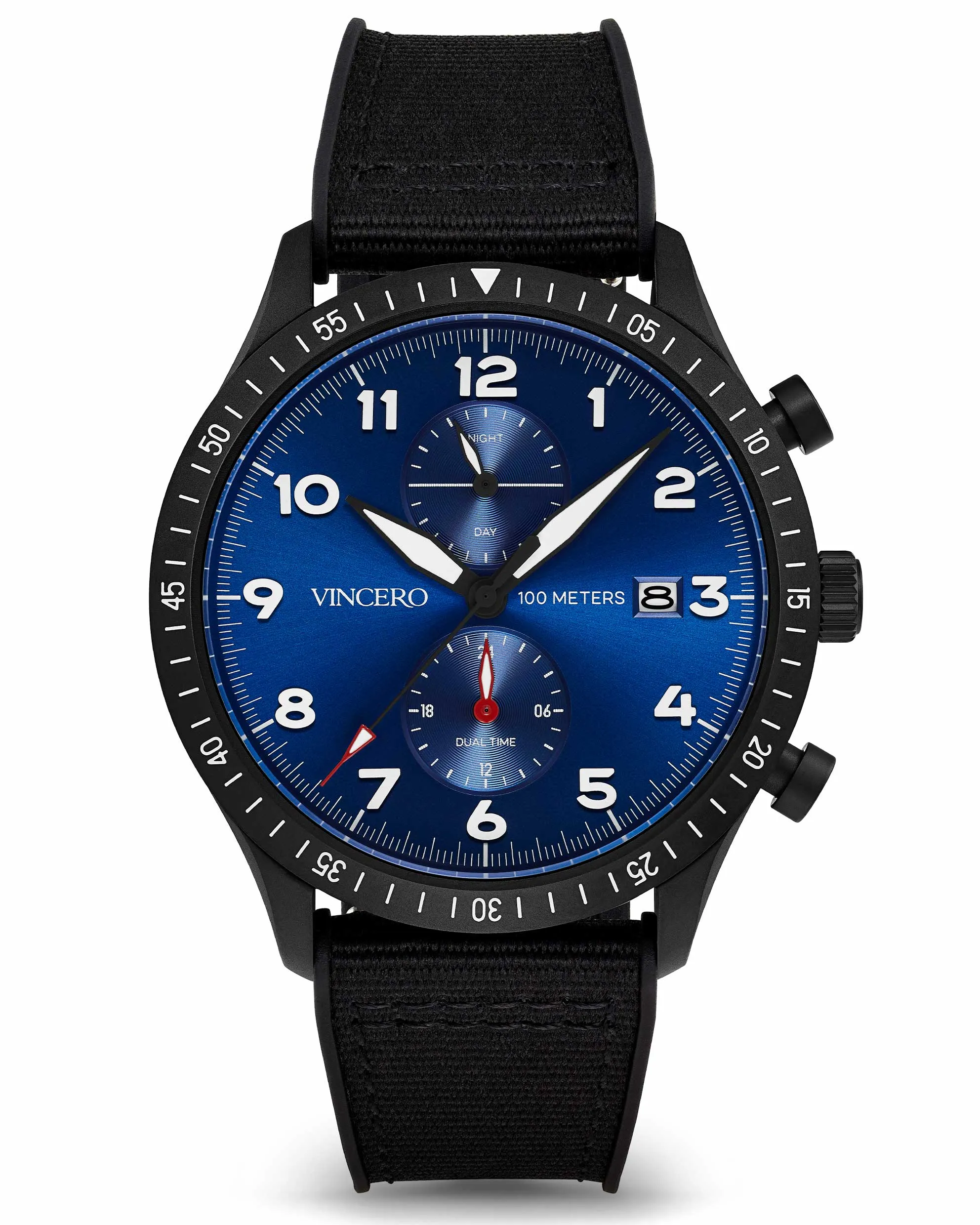 The Altitude Men's Watches - Matte Black/Cobalt - Image 8