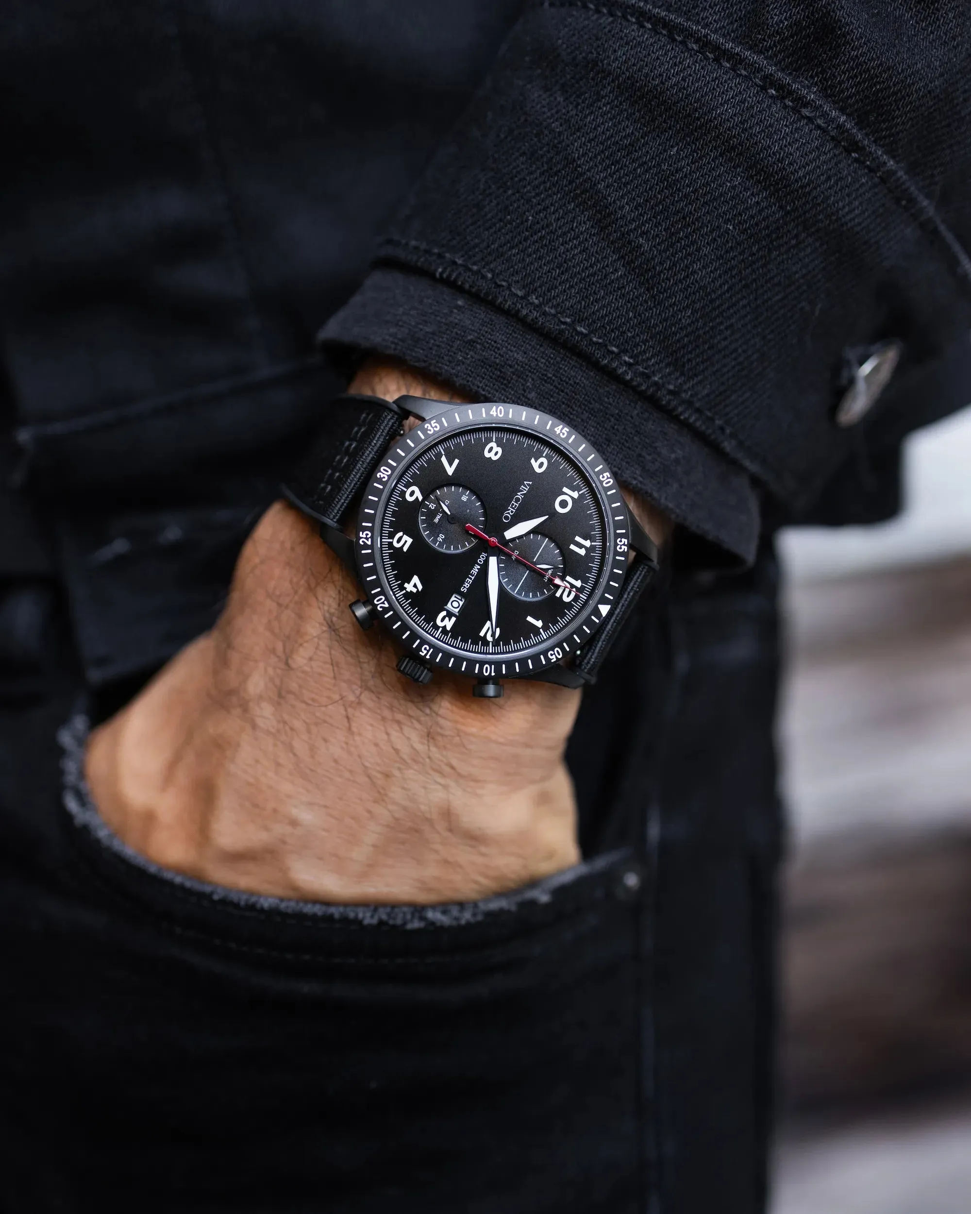 The Altitude Men's Watches - Matte Black/Red - Image 6