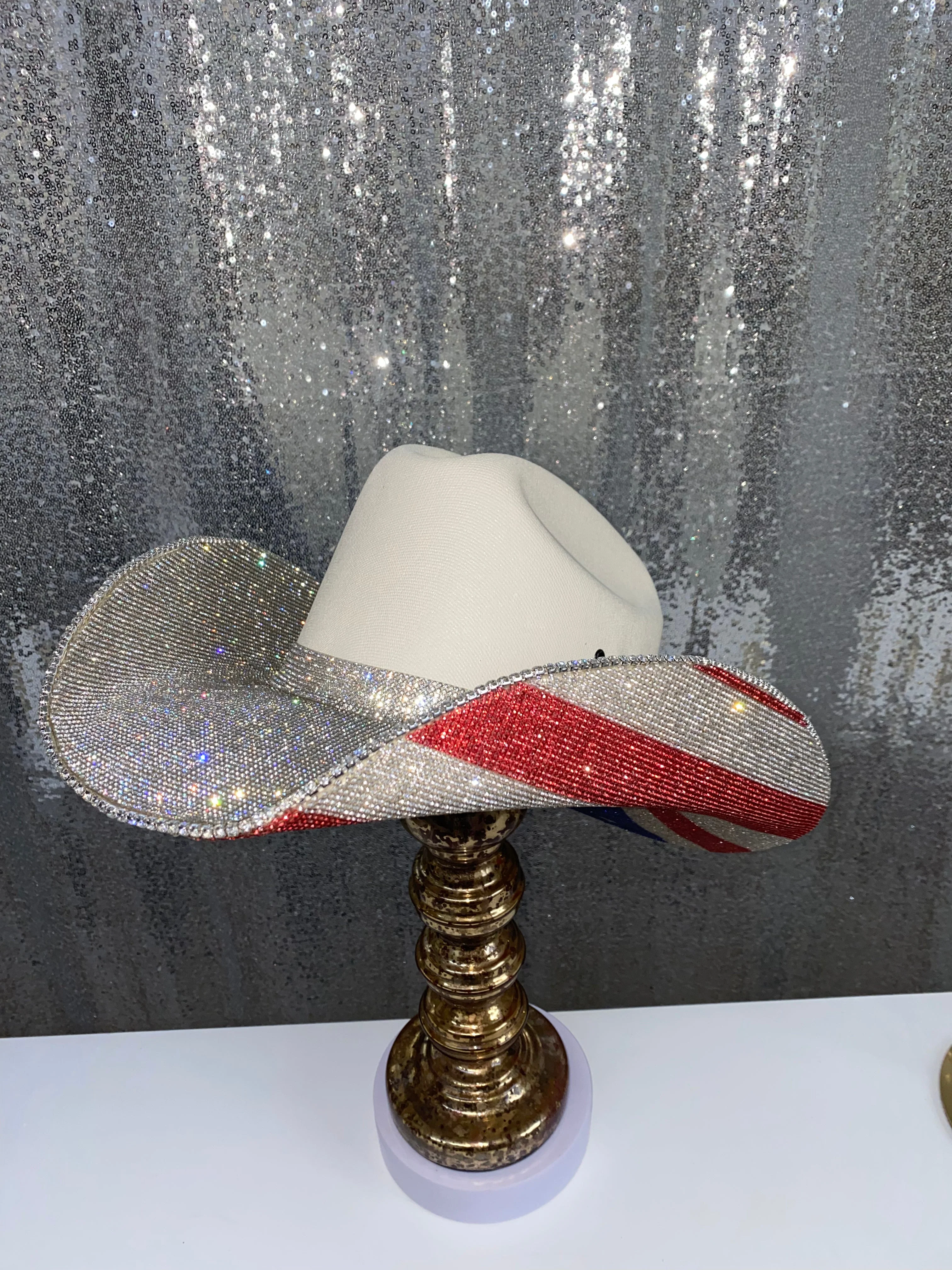 The "America" Hat on Sand Squared Styled Hat - Image 4