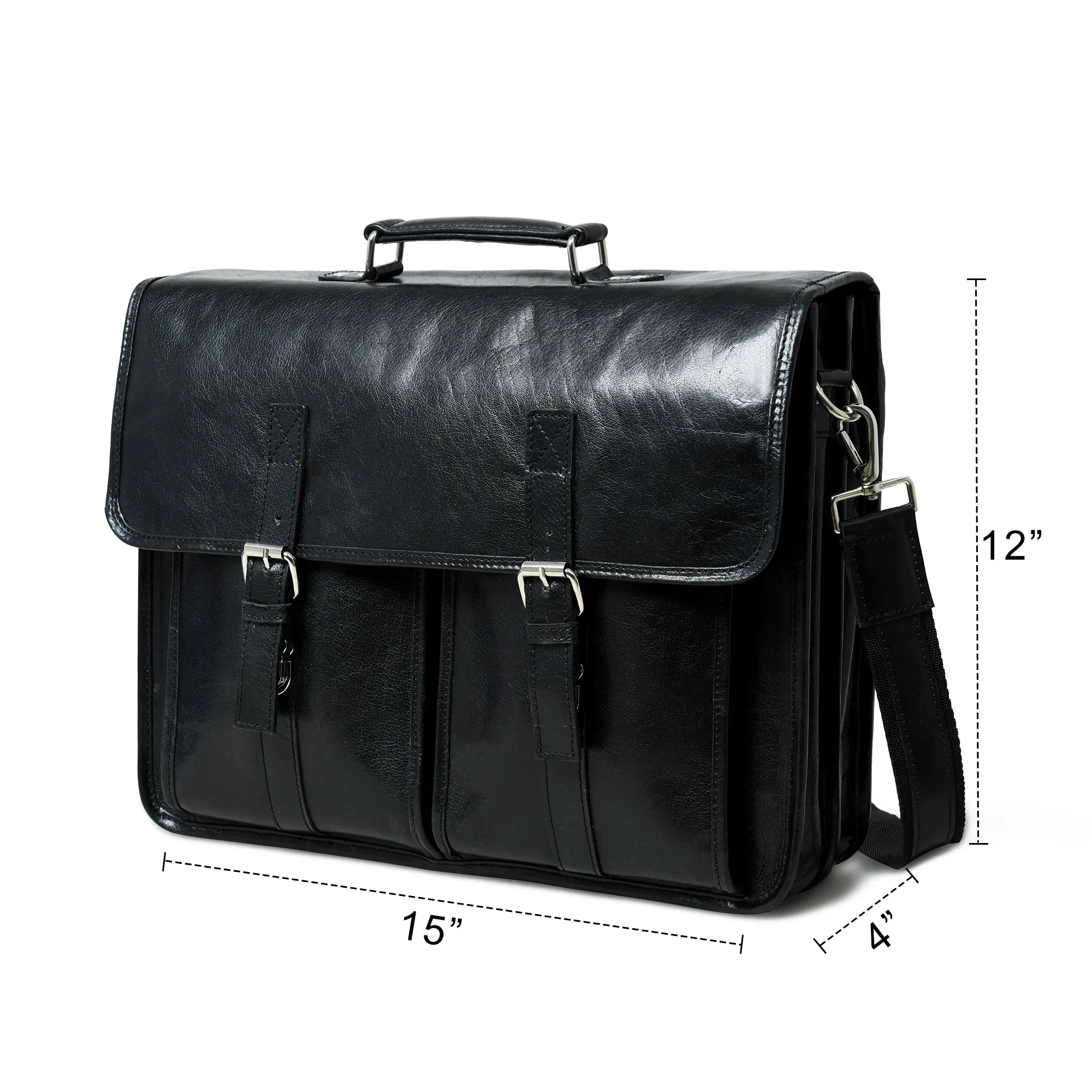 The Architect Black Executive Briefcase - Image 10