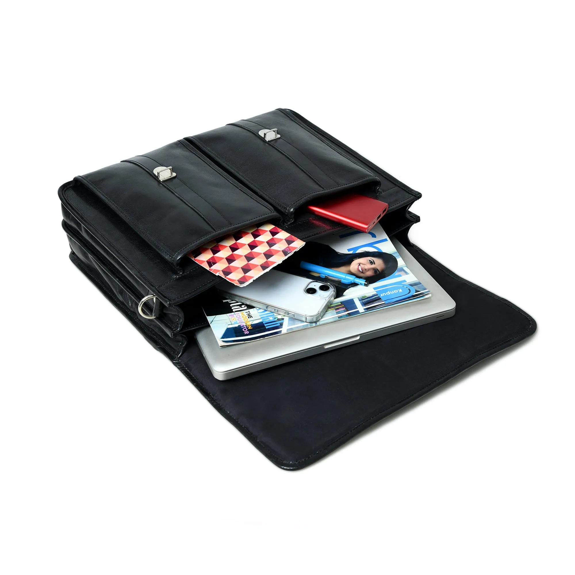 The Architect Black Executive Briefcase - Image 5