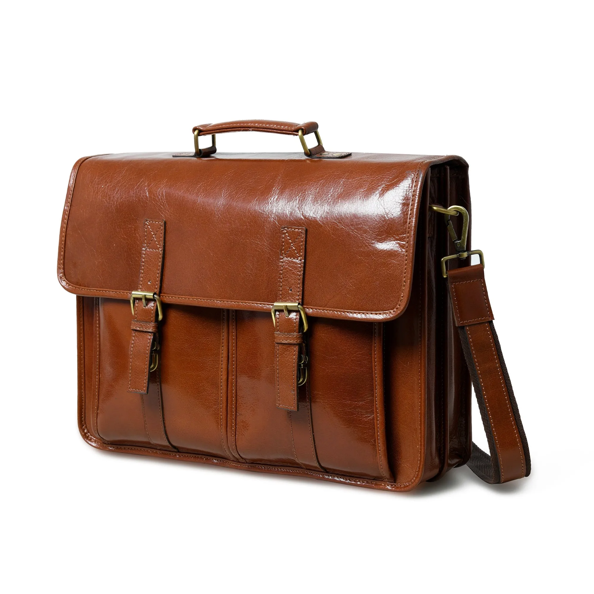 The Architect Brown Executive Briefcase - Image 2