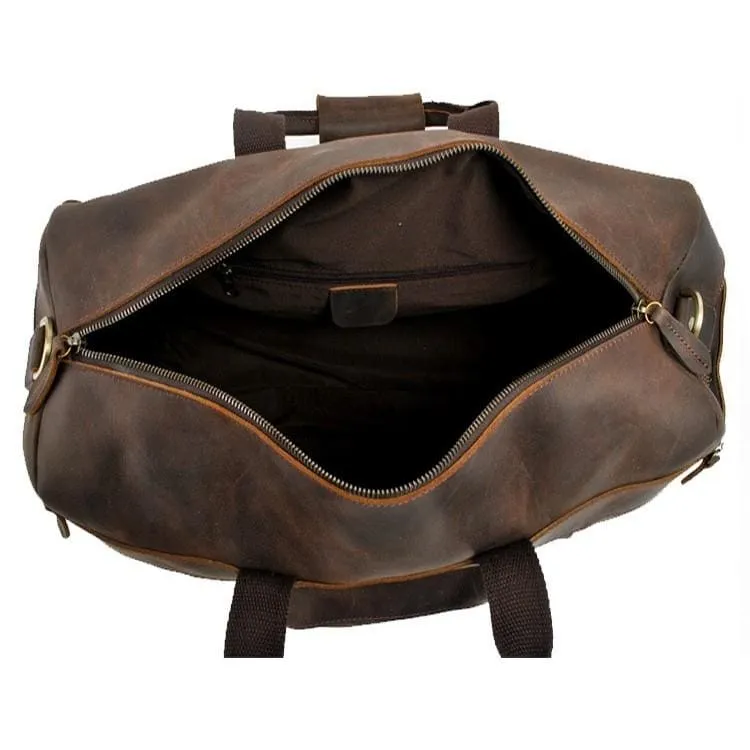 The Asta Weekender | Handcrafted Leather Duffel Bag - Image 5