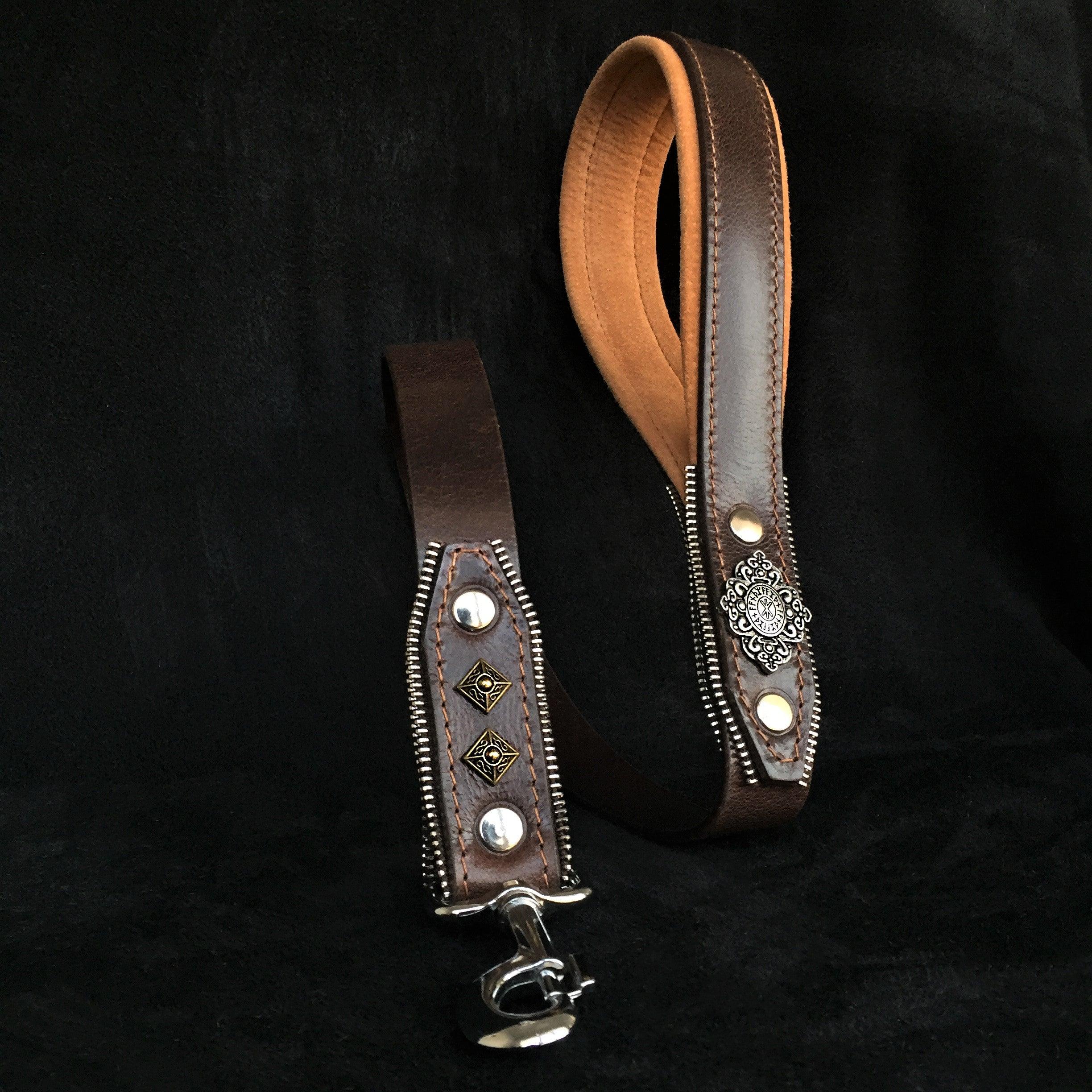 The "Aztec" Big Dog Harness. Brown - Image 3