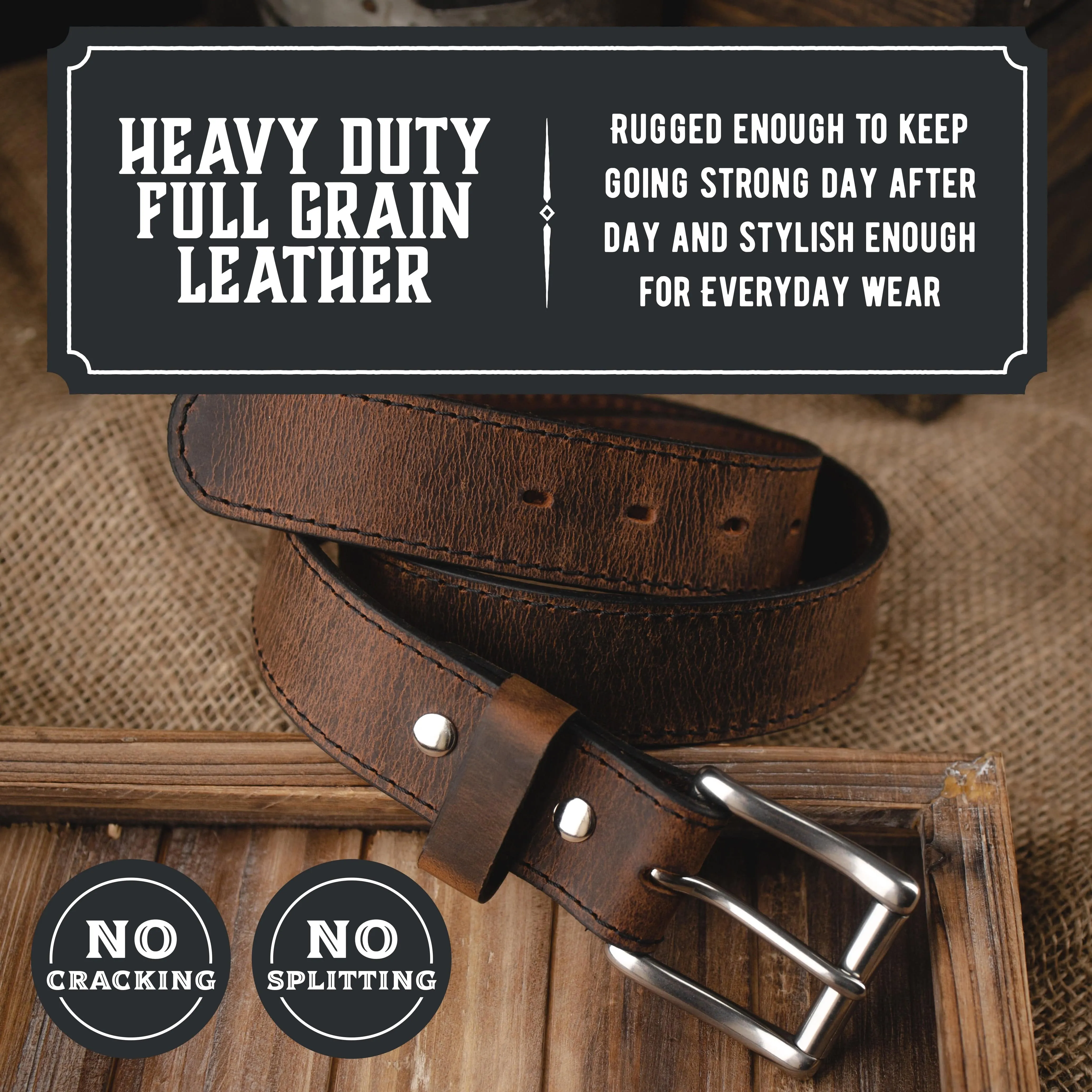 The Baron Leather Belt - Image 2