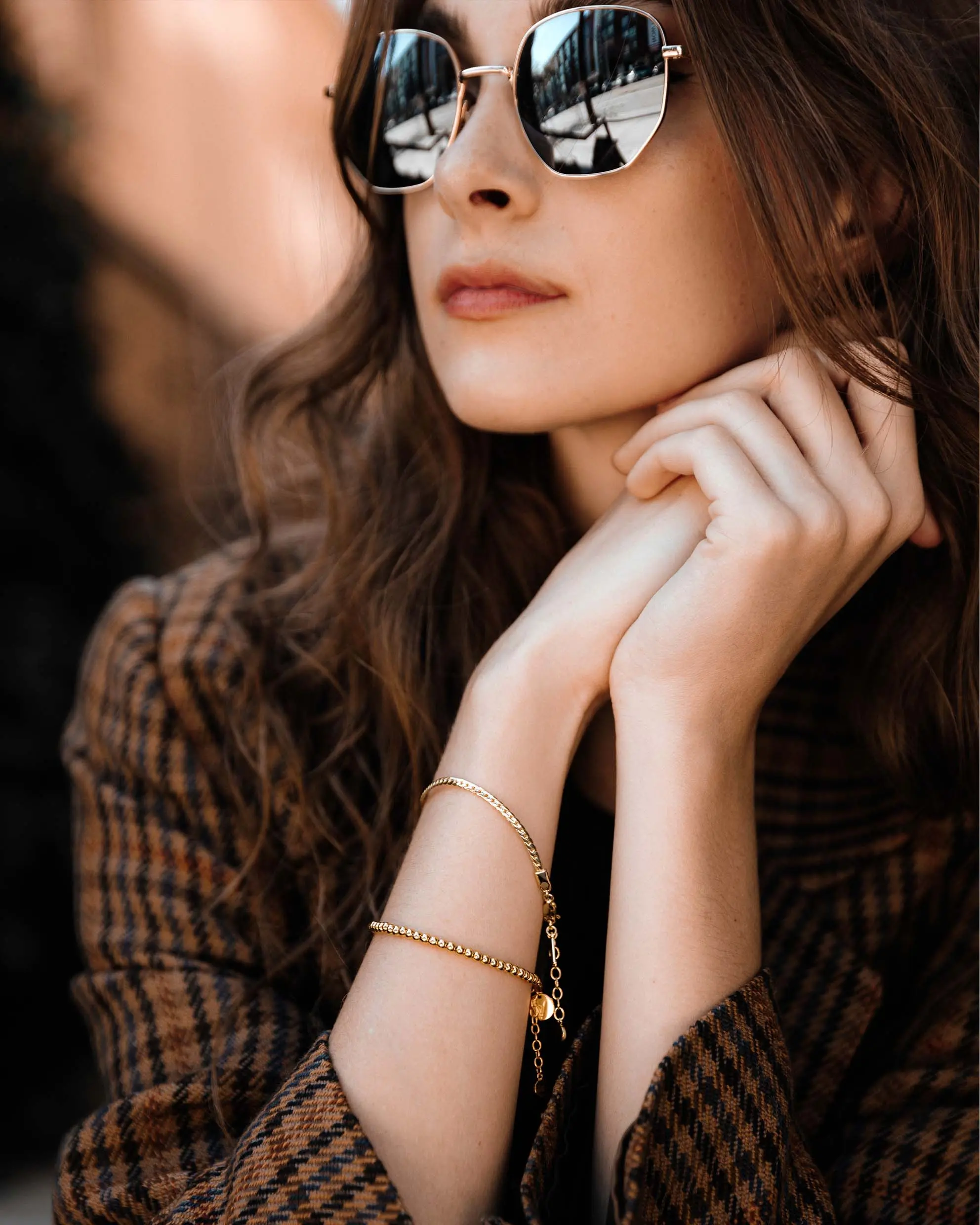 The Beaded Bracelet - Gold - Image 2