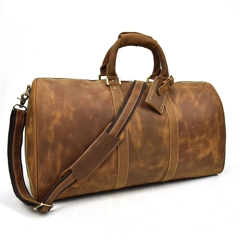 The Bjarke Weekender | Handcrafted Leather Duffle Bag - Image 10