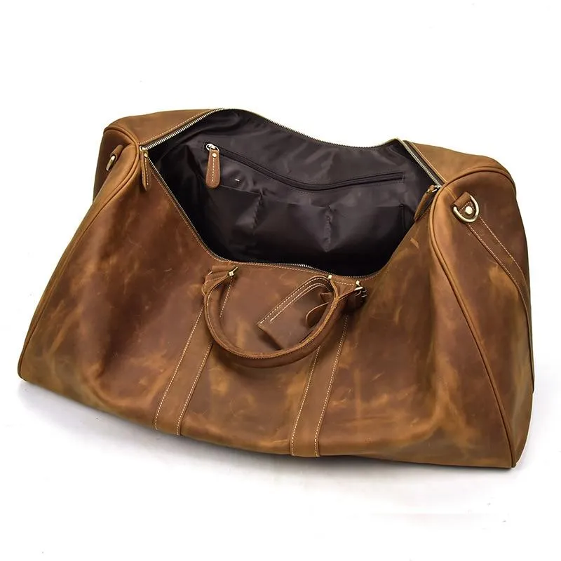 The Bjarke Weekender | Handcrafted Leather Duffle Bag - Image 12