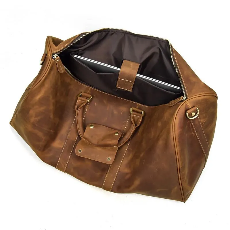 The Bjarke Weekender | Handcrafted Leather Duffle Bag - Image 13
