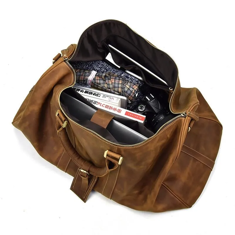 The Bjarke Weekender | Handcrafted Leather Duffle Bag - Image 14