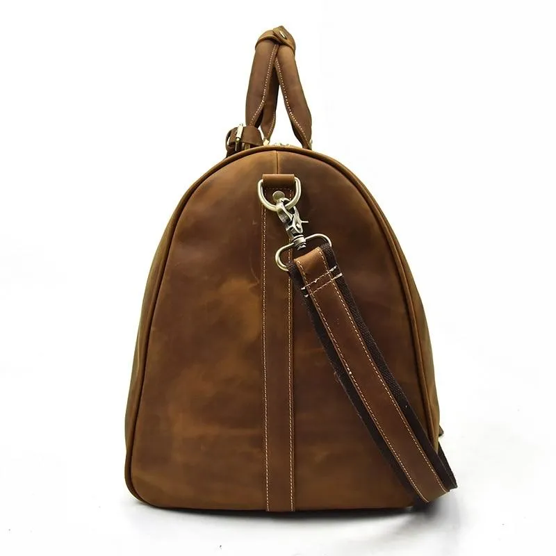 The Bjarke Weekender | Handcrafted Leather Duffle Bag - Image 15