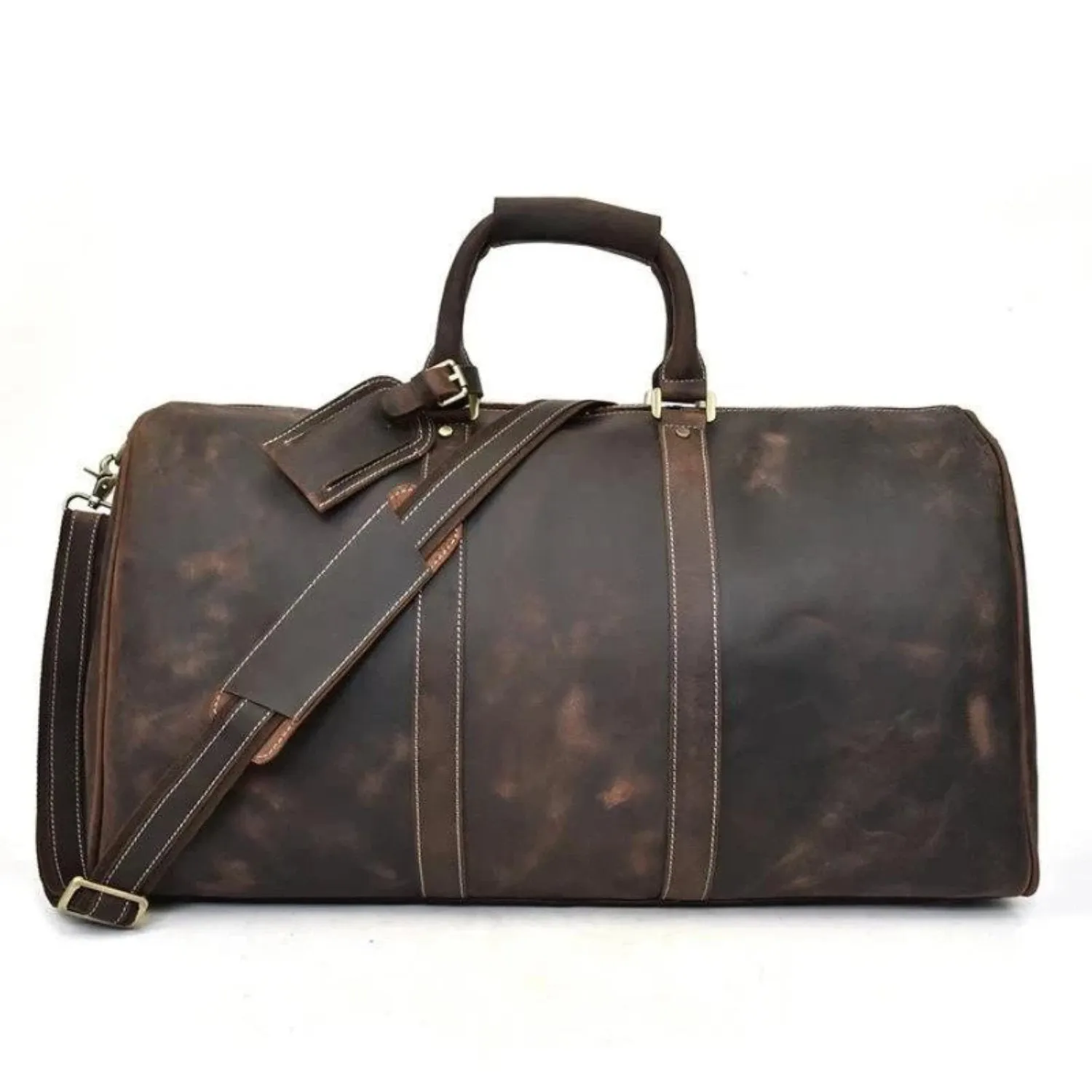 The Bjarke Weekender | Handcrafted Leather Duffle Bag - Image 2