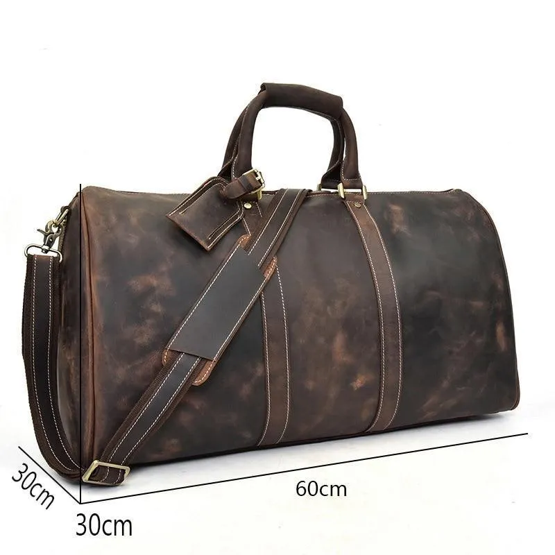 The Bjarke Weekender | Handcrafted Leather Duffle Bag - Image 4