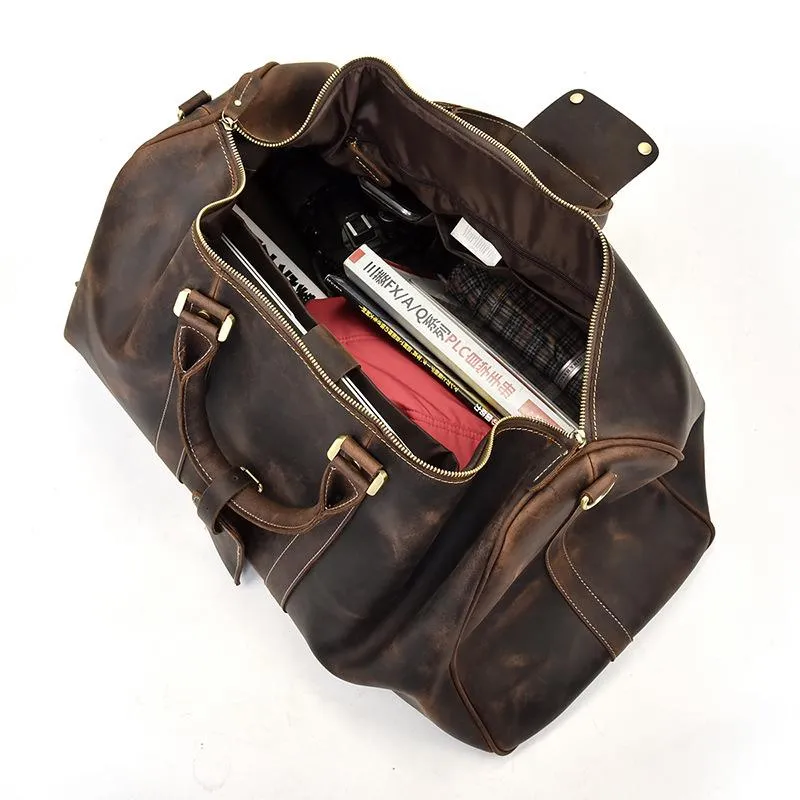 The Bjarke Weekender | Handcrafted Leather Duffle Bag - Image 5