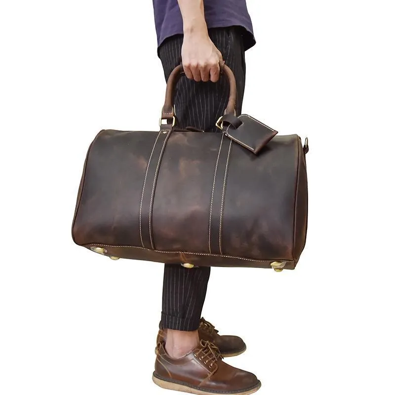 The Bjarke Weekender | Handcrafted Leather Duffle Bag - Image 6
