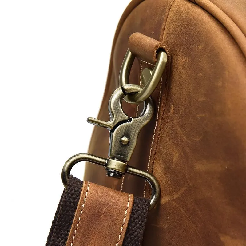 The Bjarke Weekender | Handcrafted Leather Duffle Bag - Image 7