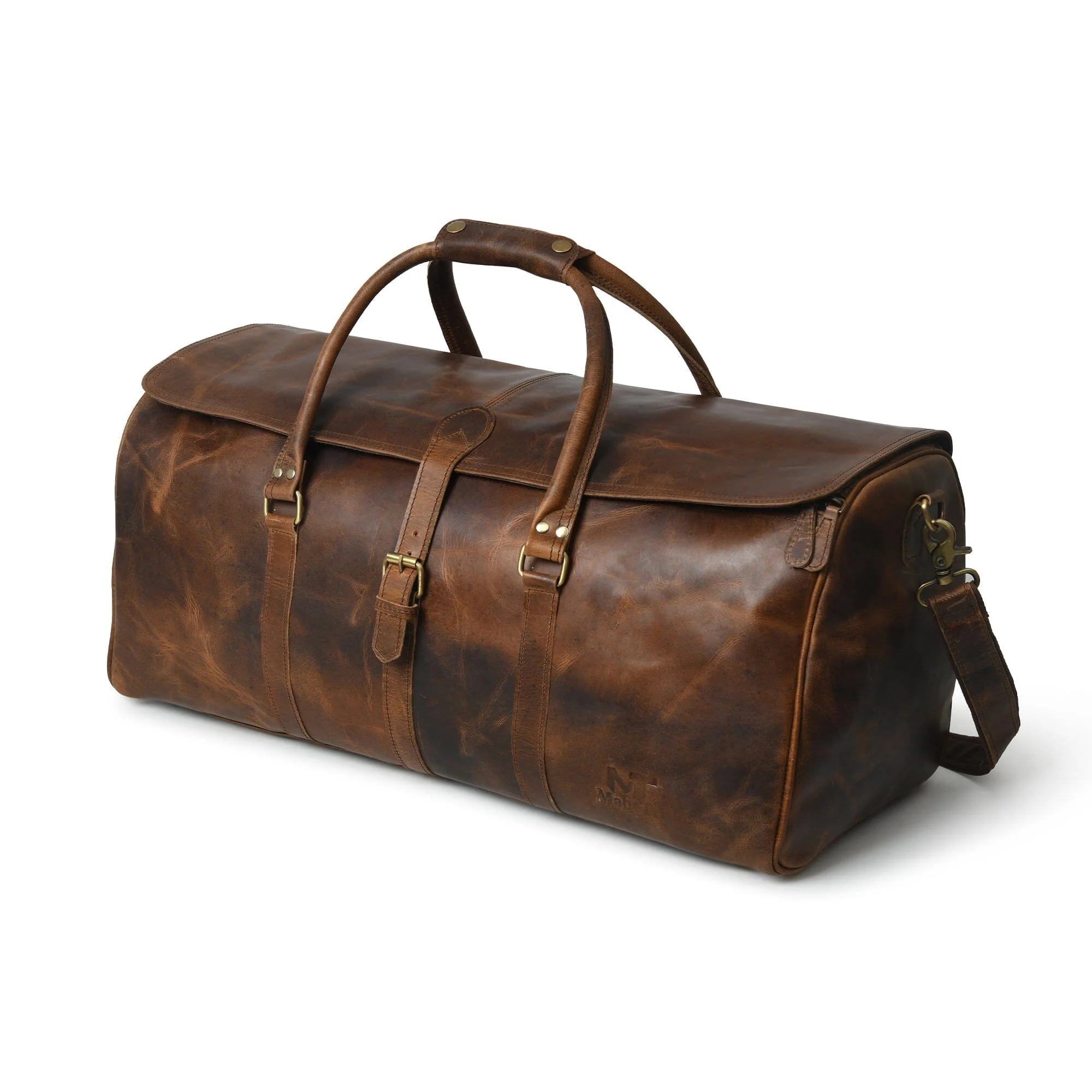 The Bolton Flap Duffel- Brown - Image 4
