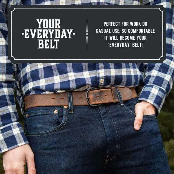 The Bootlegger Leather Belt - Image 2