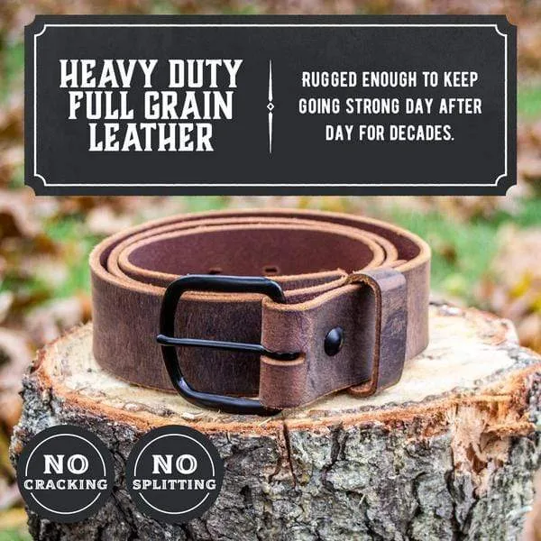 The Bootlegger Leather Belt - Image 3