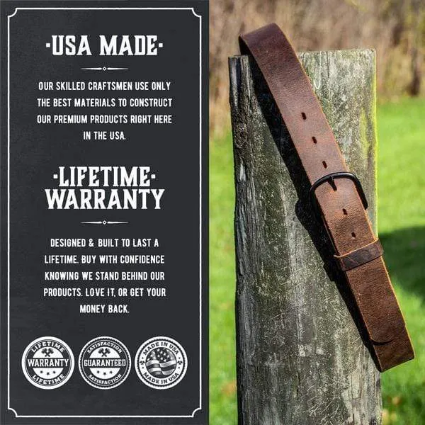 The Bootlegger Leather Belt - Image 4