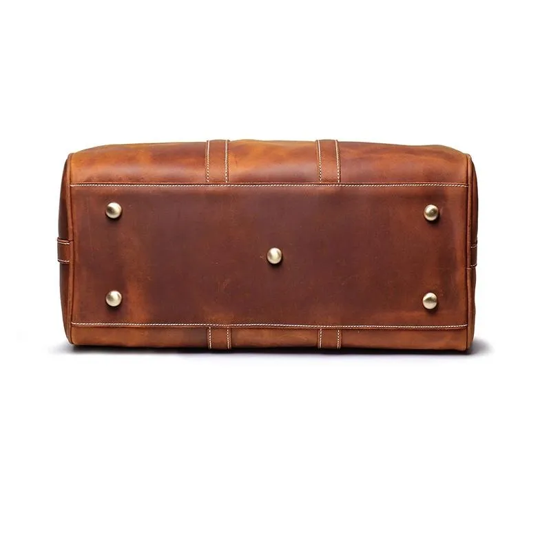 The Brandt Weekender | Small Leather Duffle Bag - Image 15