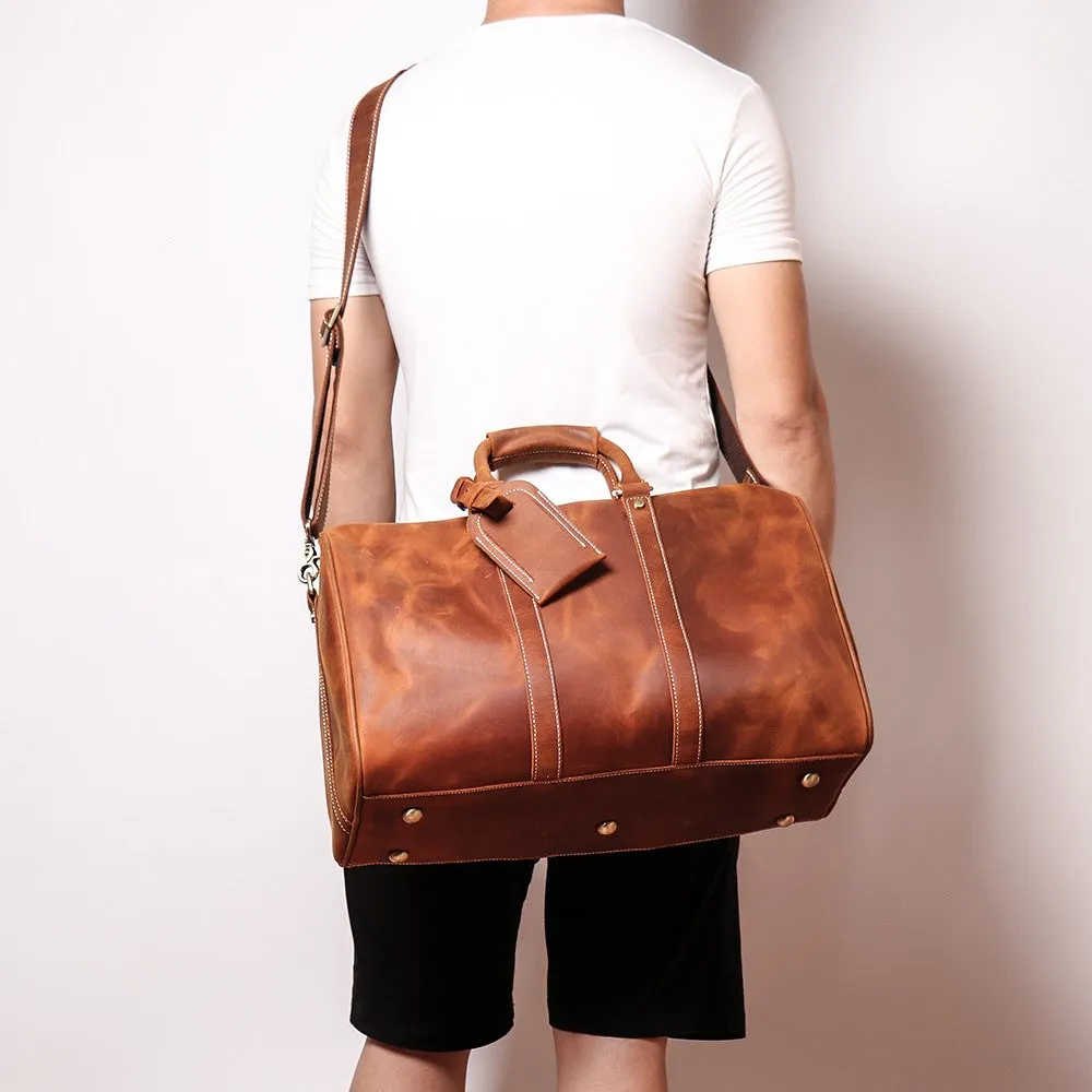The Brandt Weekender | Small Leather Duffle Bag - Image 17