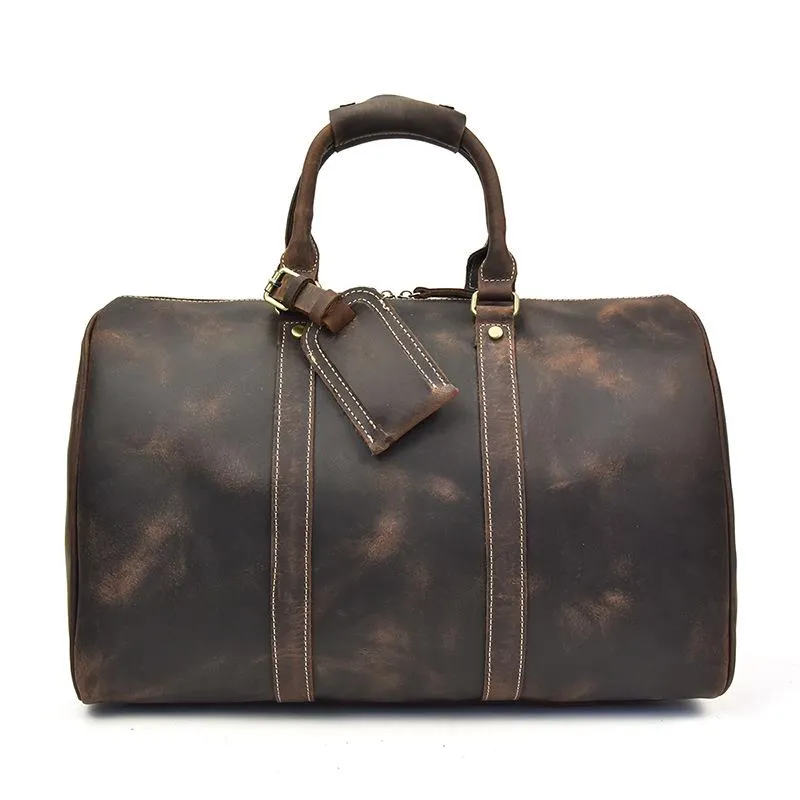 The Brandt Weekender | Small Leather Duffle Bag - Image 2