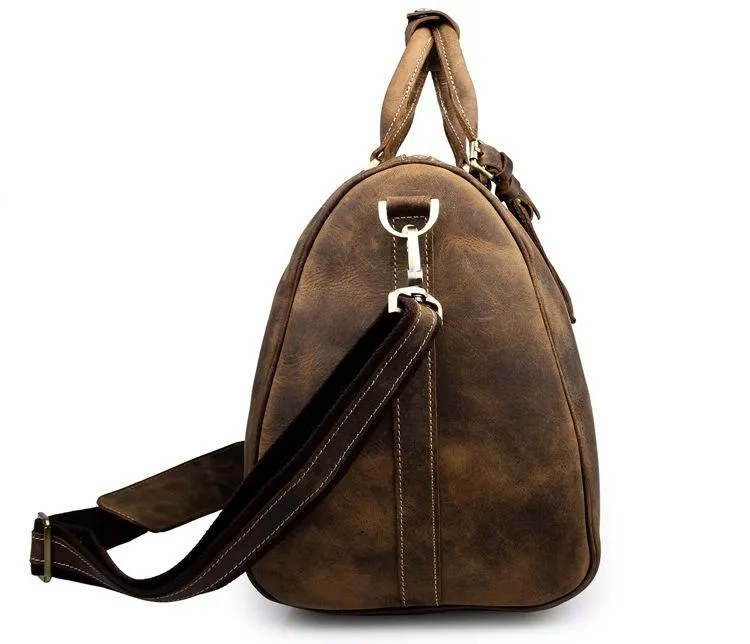 The Brandt Weekender | Small Leather Duffle Bag - Image 4