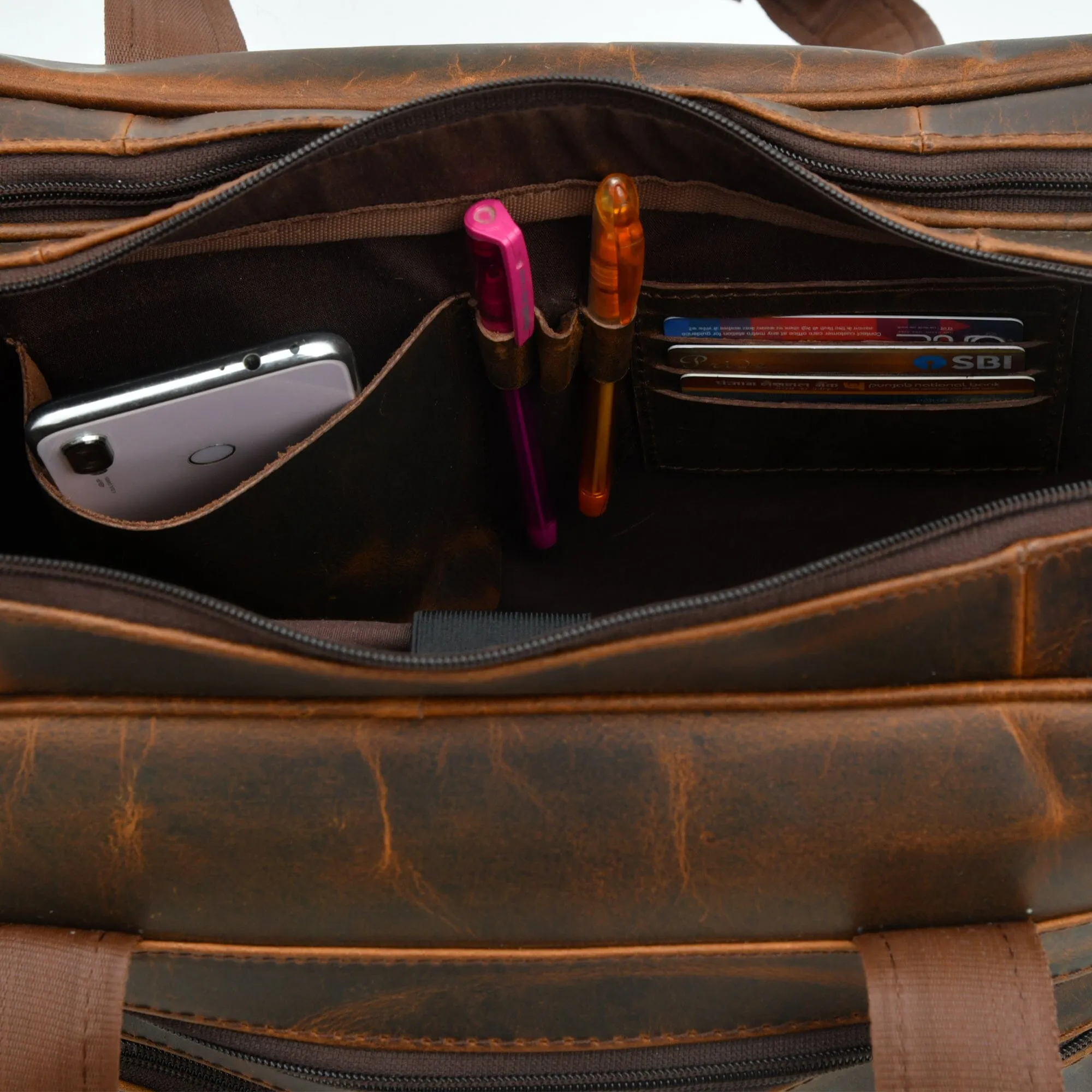 The Brooklyn - Leather Briefcase - Image 11