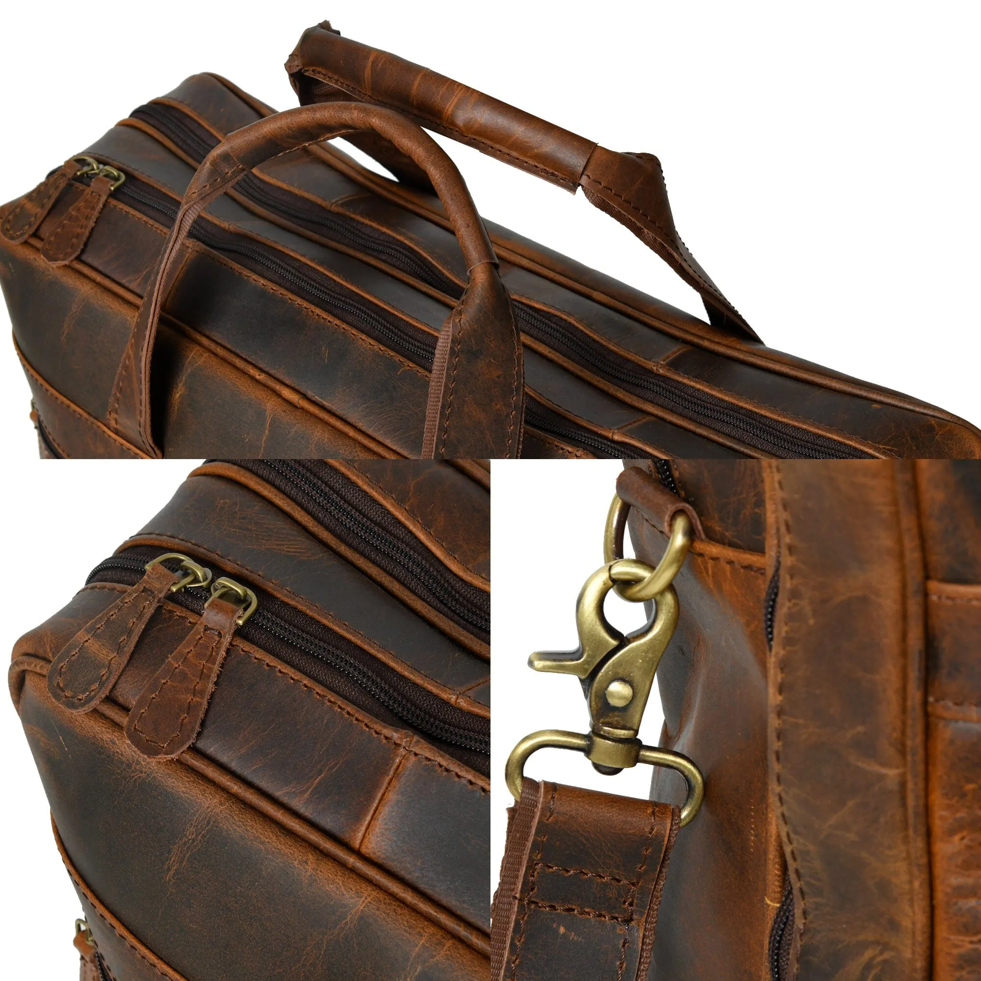 The Brooklyn - Leather Briefcase - Image 13