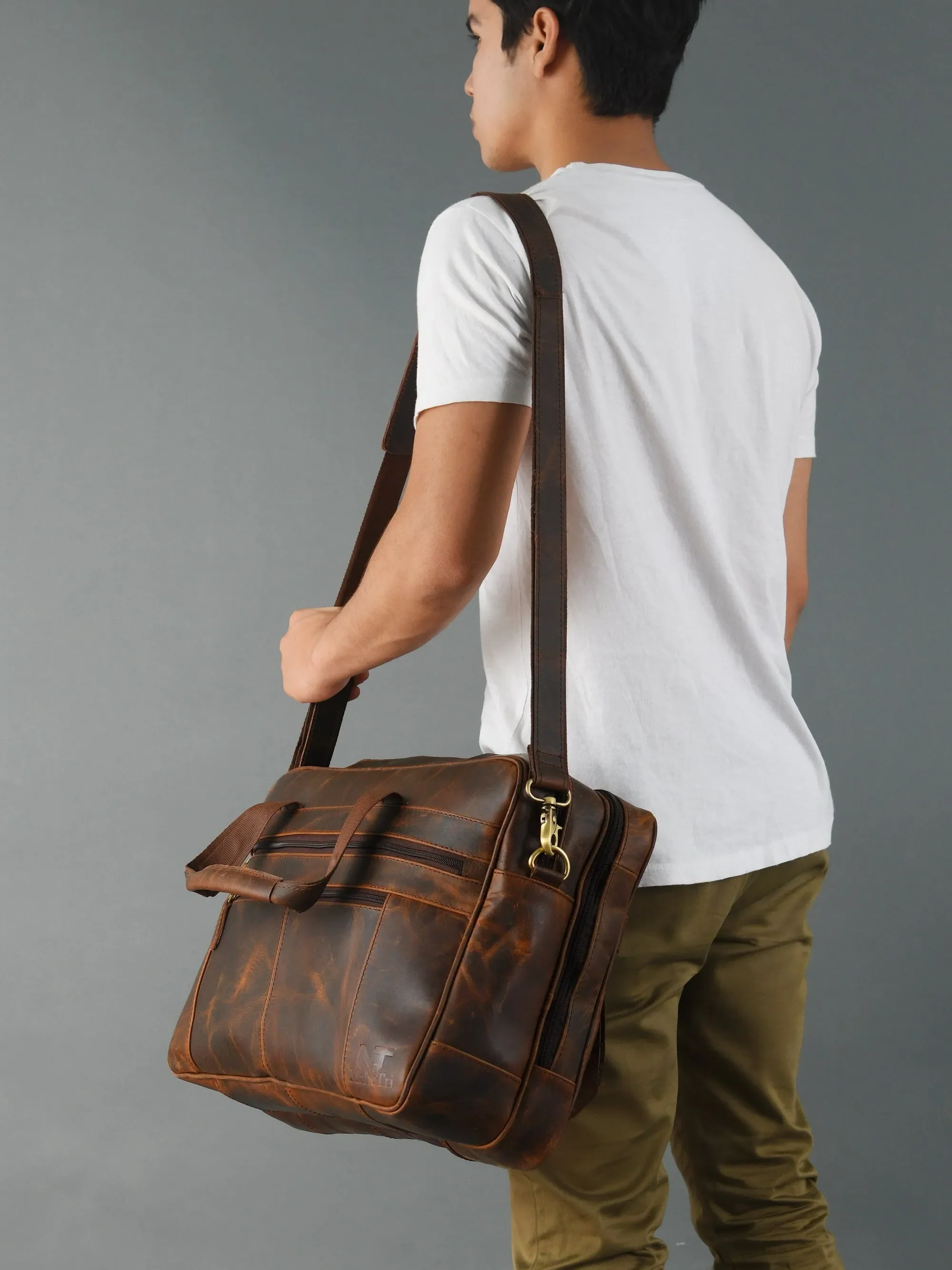The Brooklyn - Leather Briefcase - Image 5
