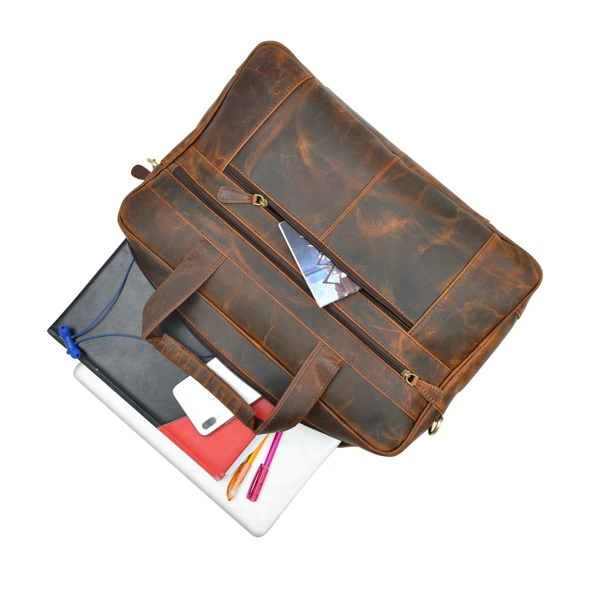 The Brooklyn - Leather Briefcase - Image 7