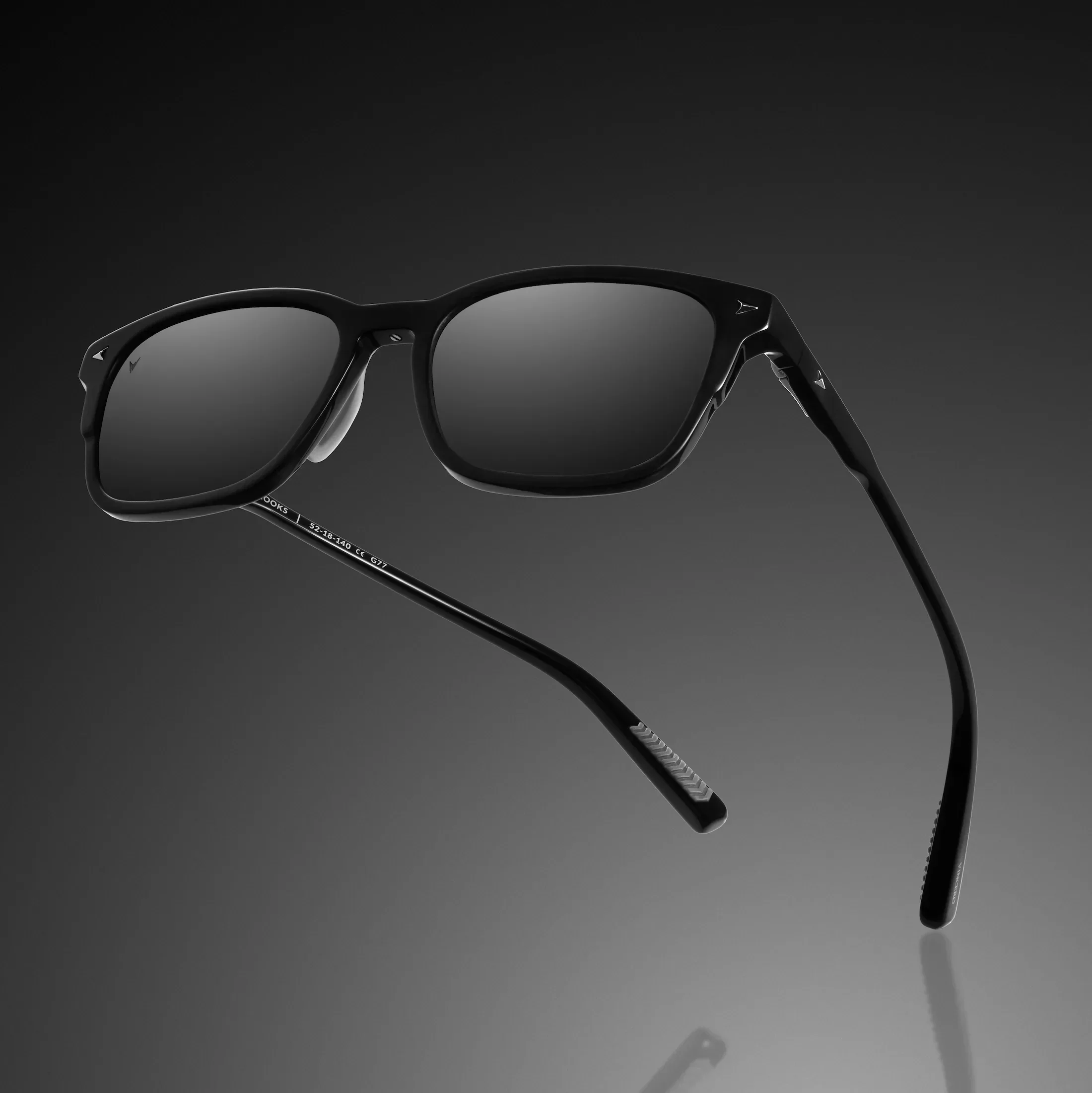 The Brooks Sunglasses - Semi Matte Black - Image 7