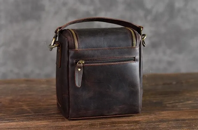 The Calista | Small Leather Camera Bag - Leather Camera Lens Case - Image 6