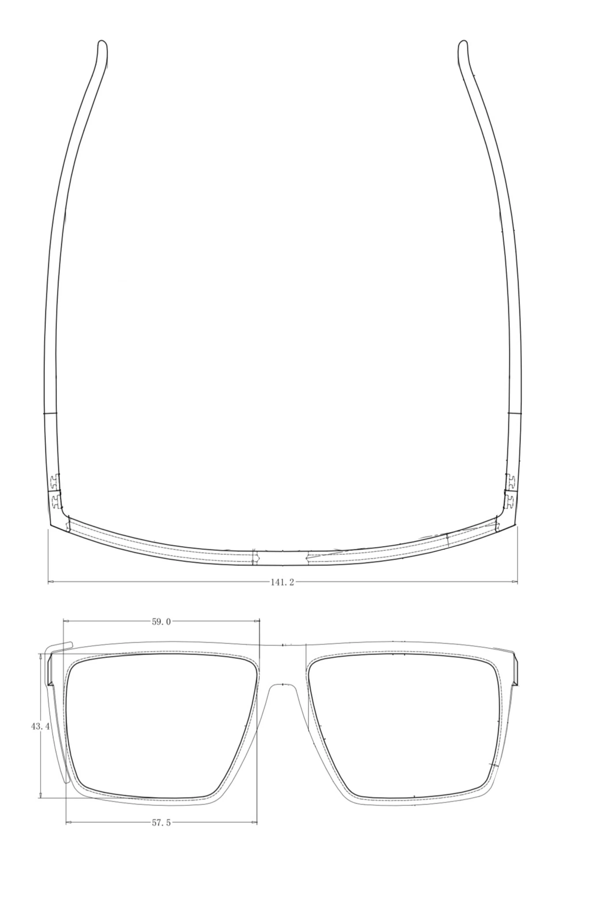 The Cease Z87. Black/white fade w/ Smoked Polarized - Image 3