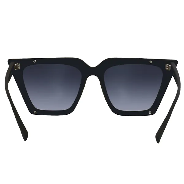 The CEO - Black Faded Black Lens Cateye Sunglasses - Image 4