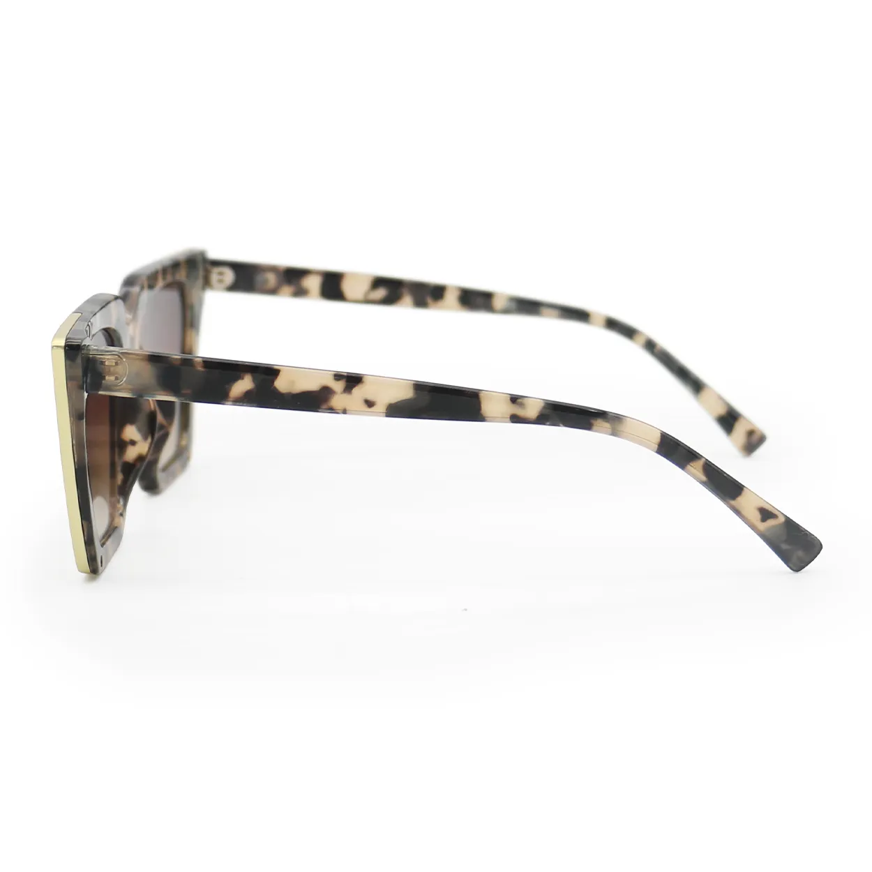 The CEO - Sustainable Tortoise Frame Brown Lens Cateye Sunglasses - Image 5