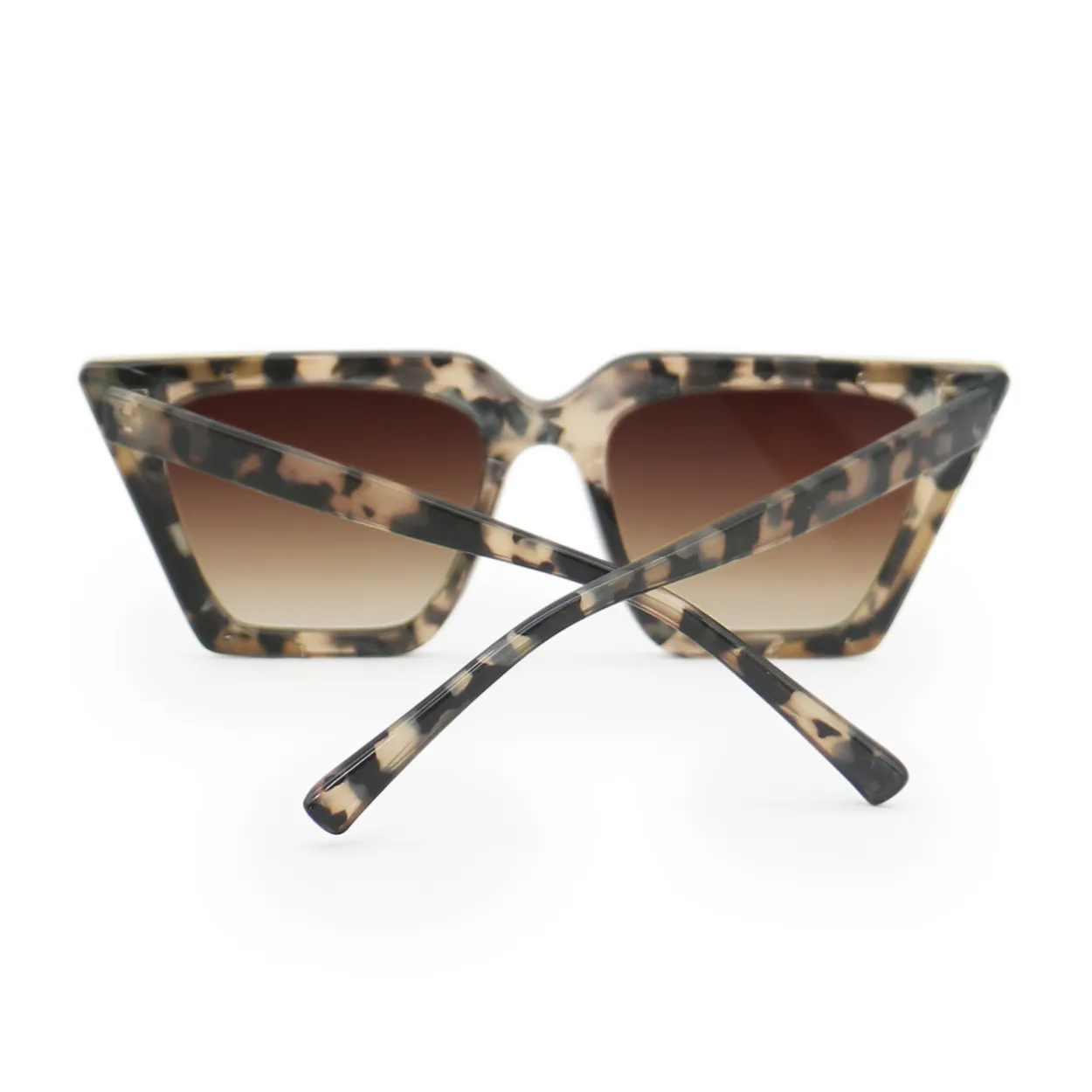 The CEO - Sustainable Tortoise Frame Brown Lens Cateye Sunglasses - Image 7