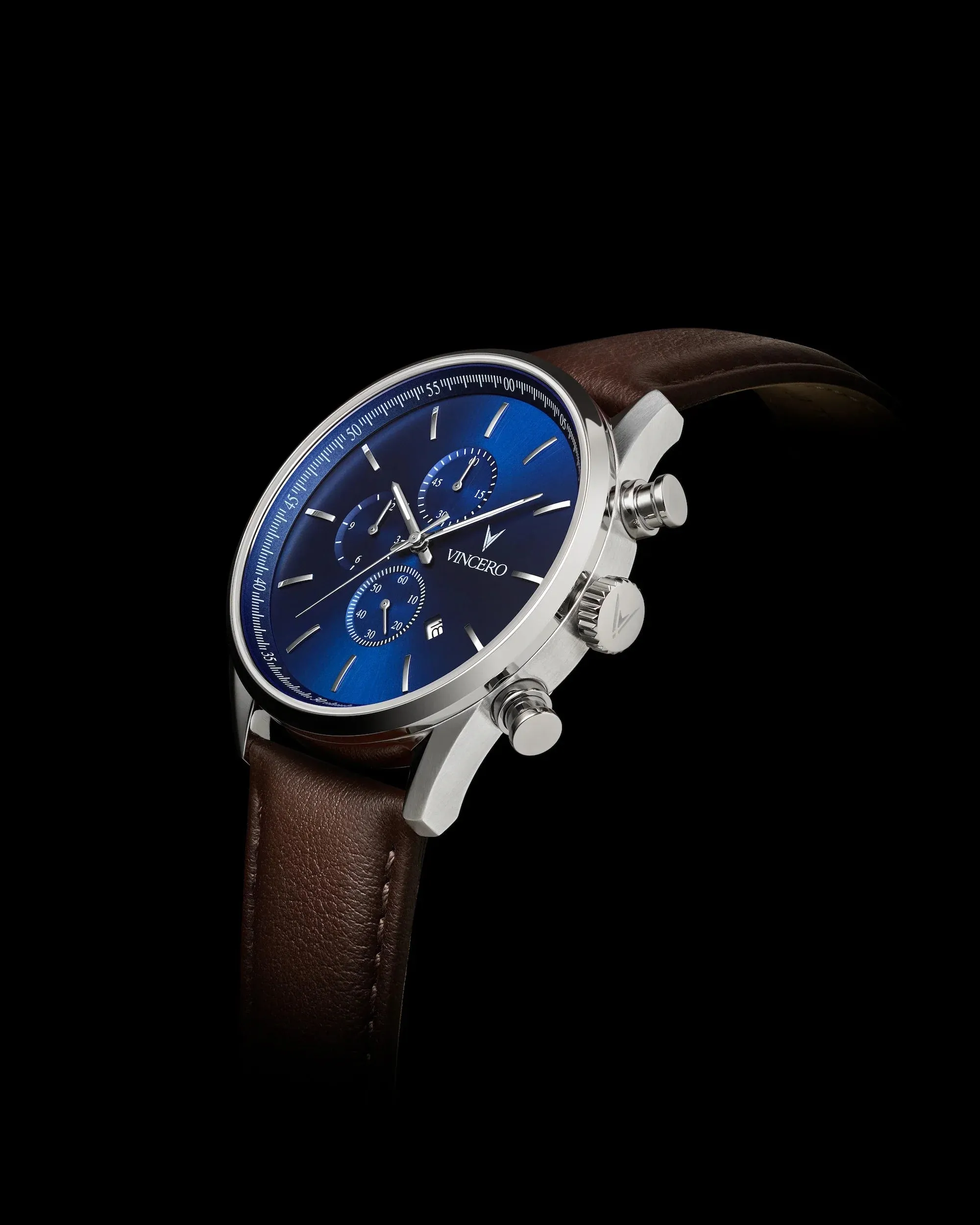 The Chrono S2 Men's Watches - Blue/Brown - Image 5