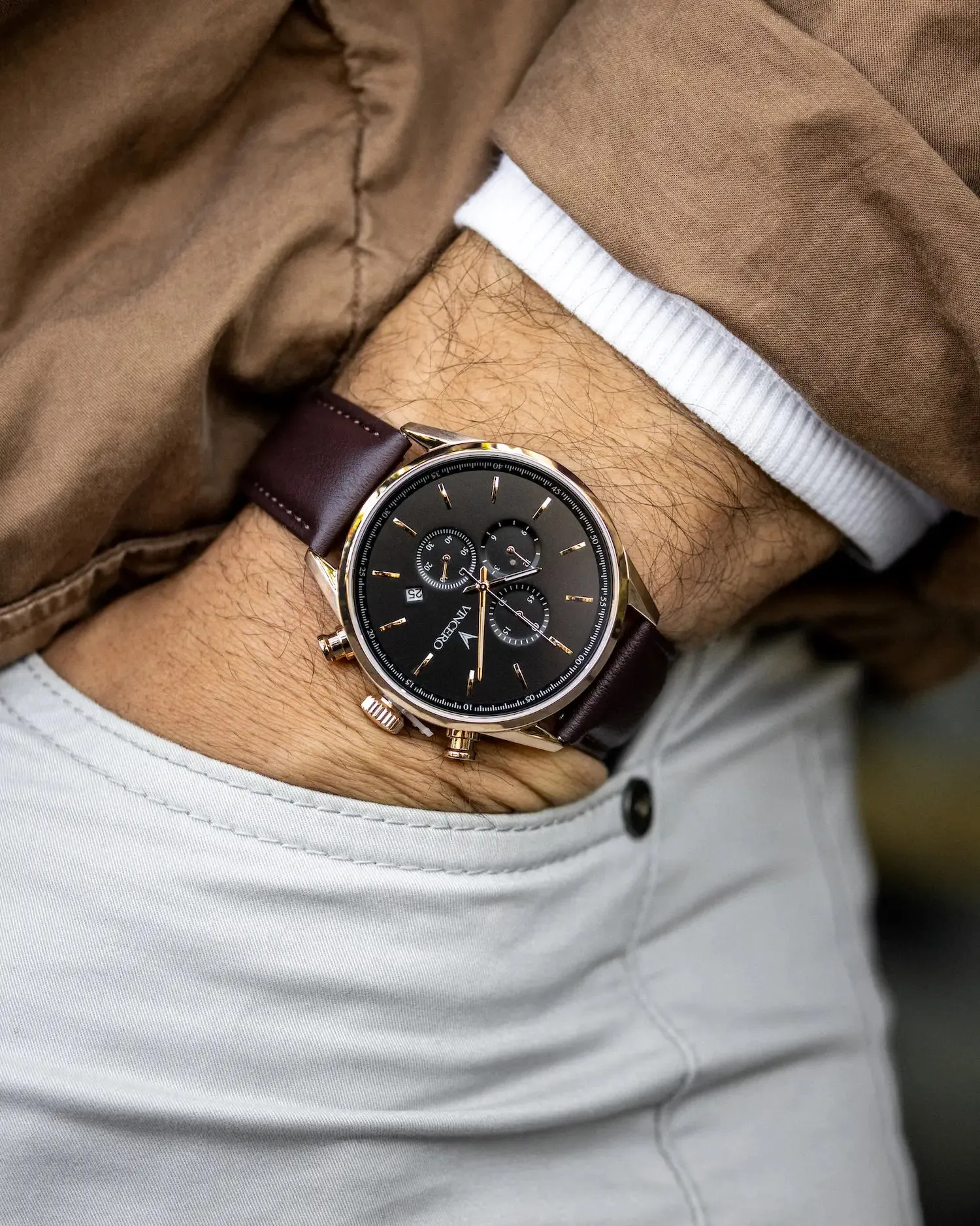 The Chrono S2 Men's Watches - Rose Gold - Image 4