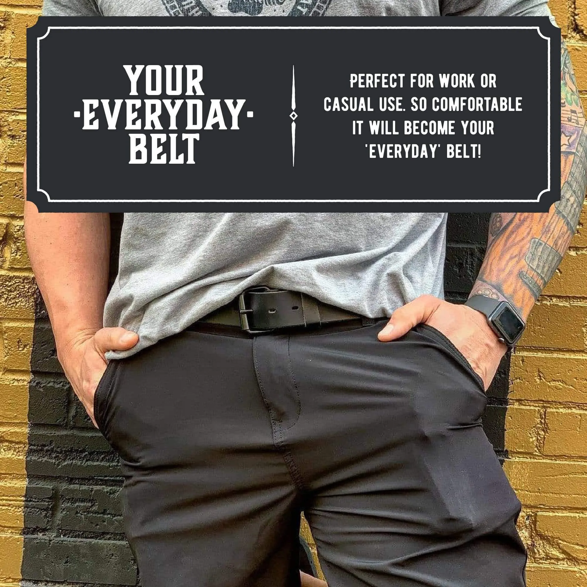 The Classic Leather Everyday Belt - Image 3