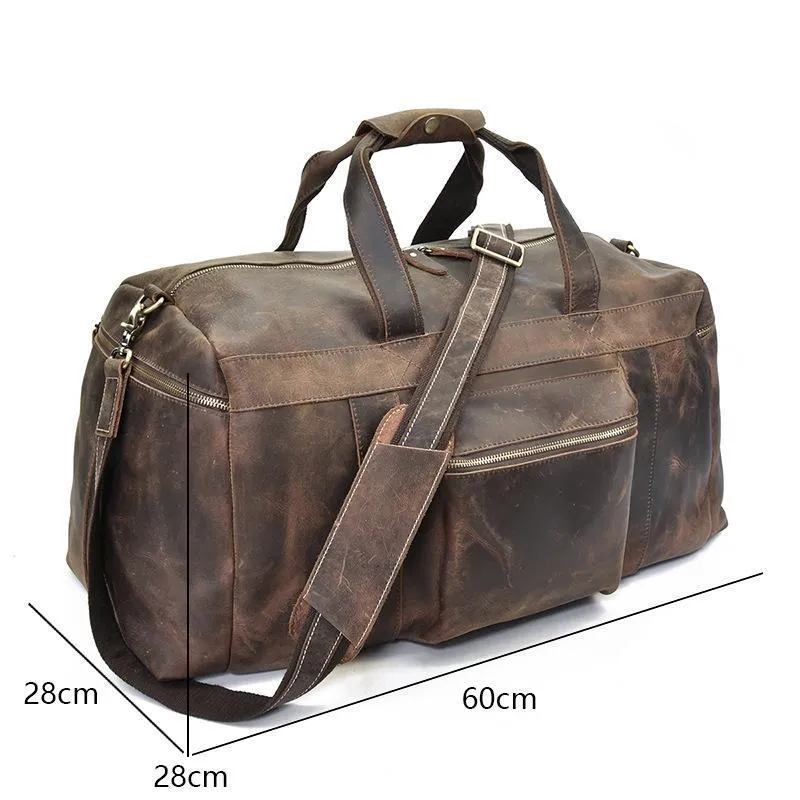 The Colden Duffle Bag | Large Capacity Leather Weekender - Image 10